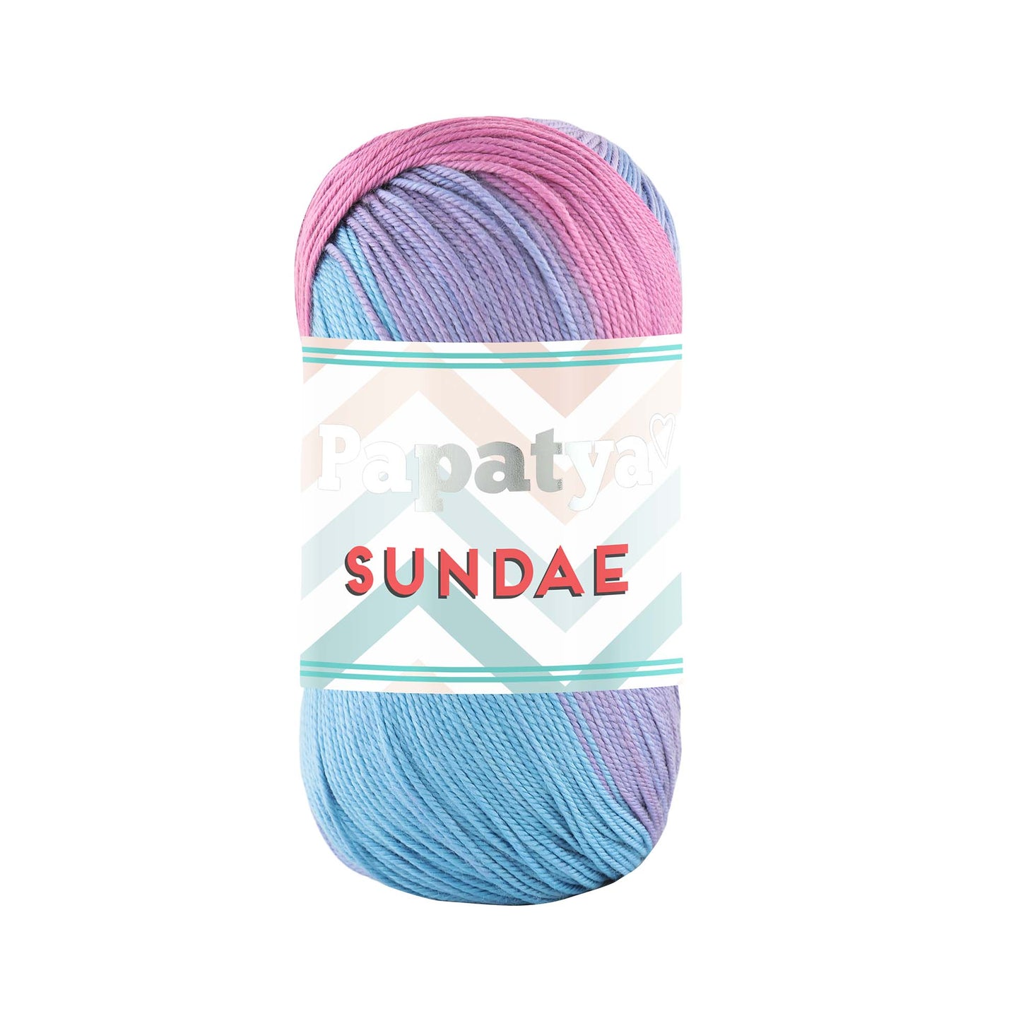 Papatya Sundae 5 x 100g - 320m 100% Microfibre Acrylic Knitting Crochet Yarn