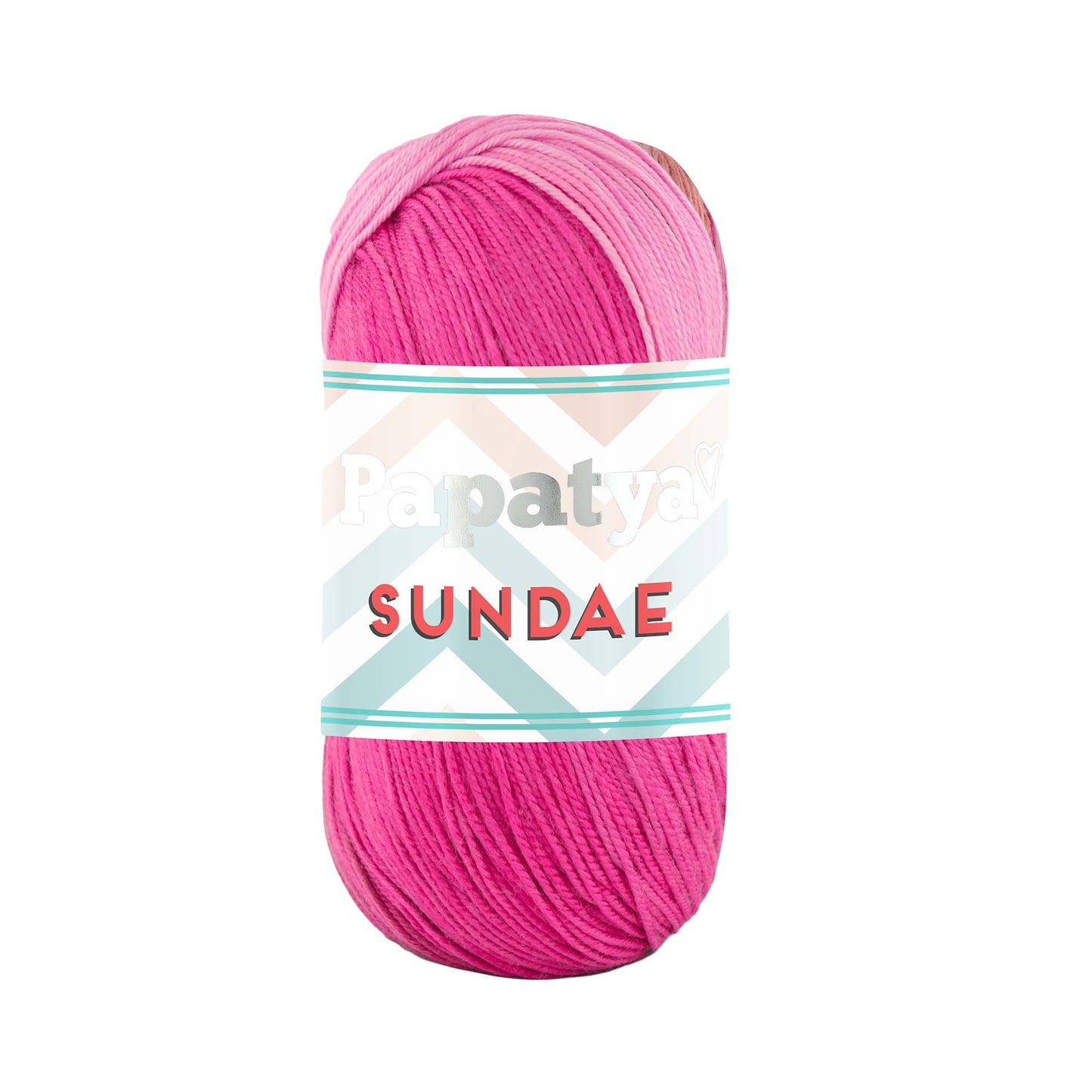 Papatya Sundae 5 x 100g - 320m 100% Microfibre Acrylic Knitting Crochet Yarn
