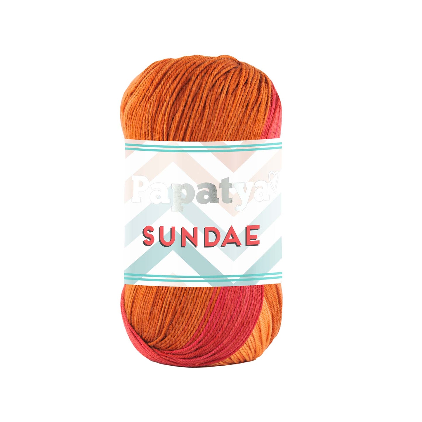 Papatya Sundae 5 x 100g - 320m 100% Microfibre Acrylic Knitting Crochet Yarn