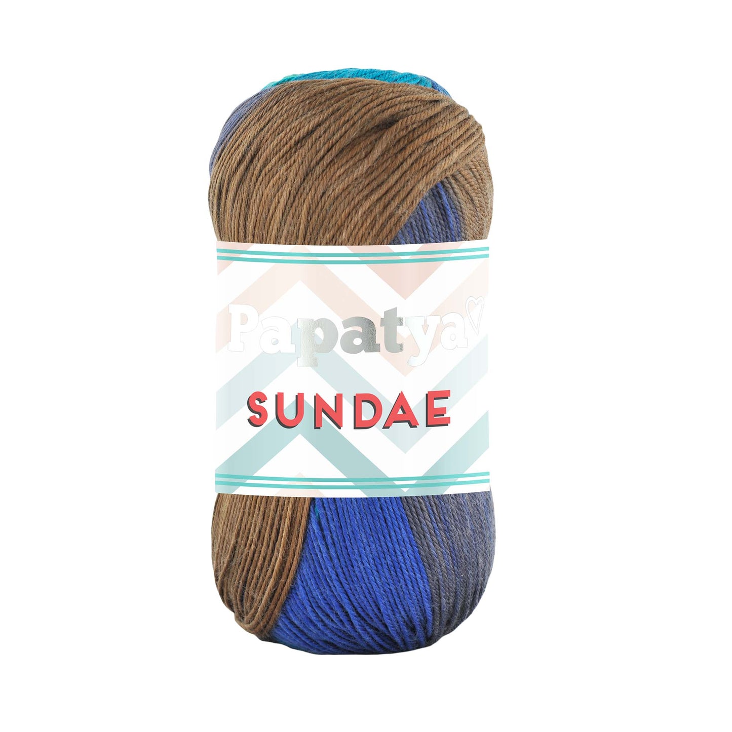 Papatya Sundae 5 x 100g - 320m 100% Microfibre Acrylic Knitting Crochet Yarn