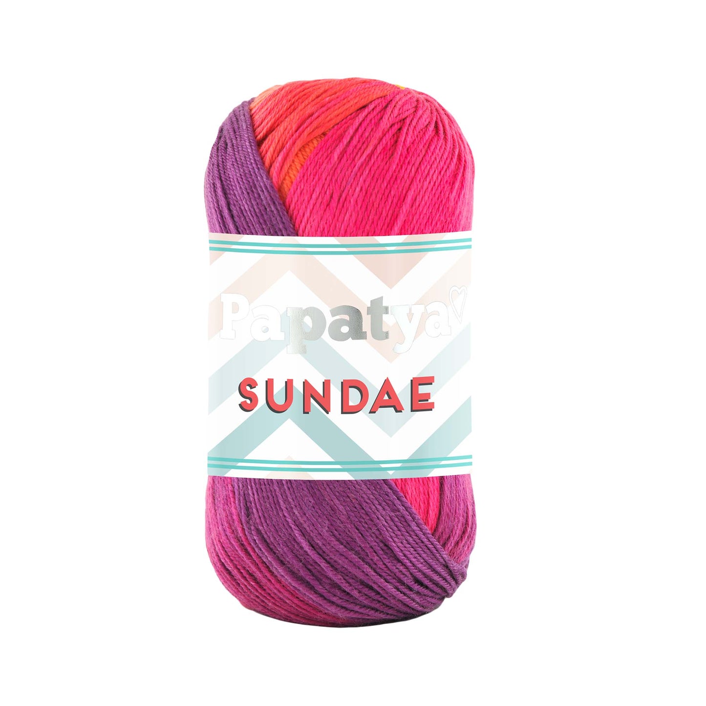 Papatya Sundae 5 x 100g - 320m 100% Microfibre Acrylic Knitting Crochet Yarn