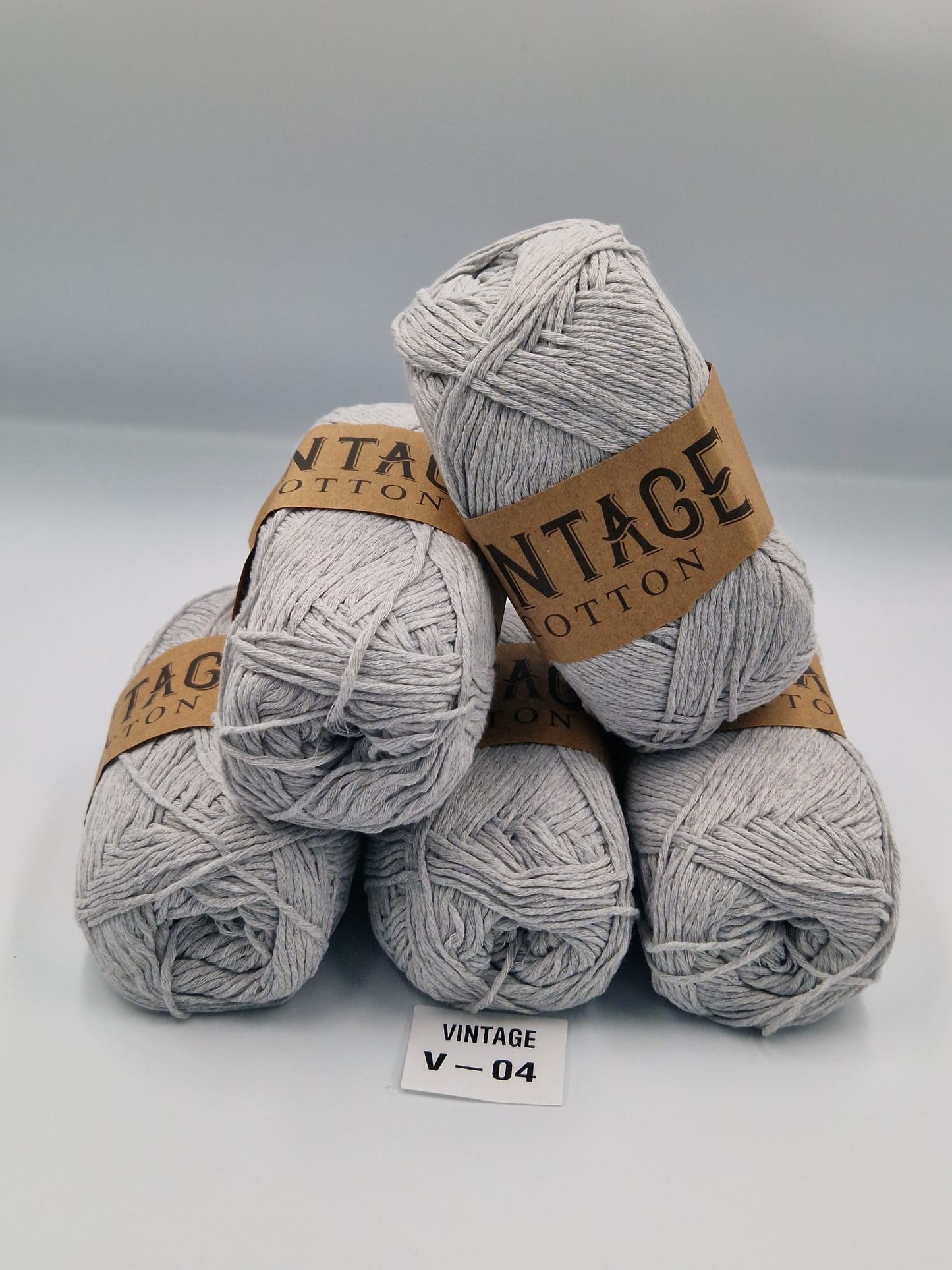 Knitco Vintage Cotton DK 5 x 100g 80%Cotton - 20% Mix fiber Knitting Crochet Yarn