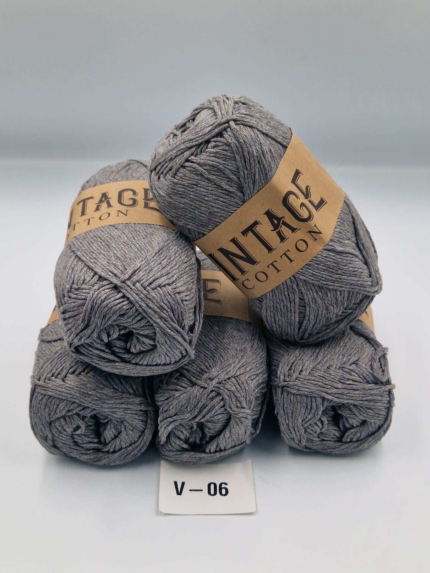 Knitco Vintage Cotton DK 5 x 100g 80%Cotton - 20% Mix fiber Knitting Crochet Yarn