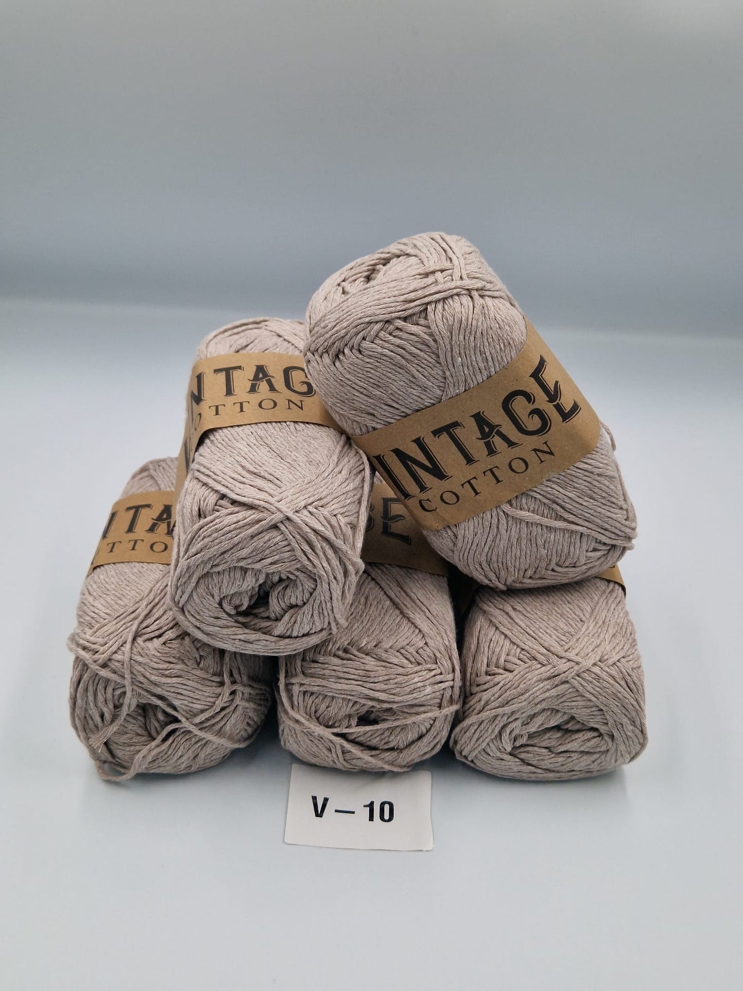 Knitco Vintage Cotton DK 5 x 100g 80%Cotton - 20% Mix fiber Knitting Crochet Yarn
