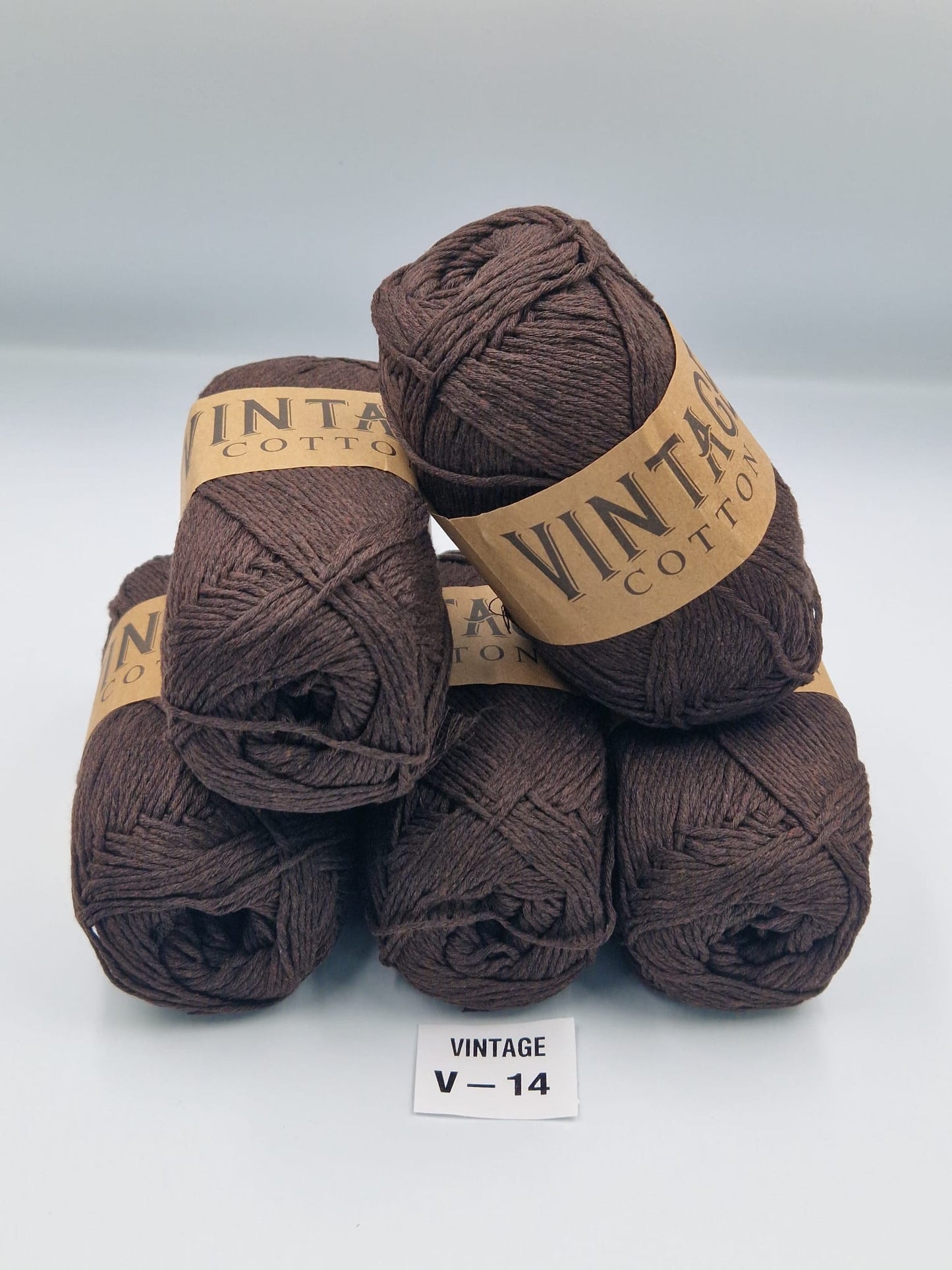 Knitco Vintage Cotton DK 5 x 100g 80%Cotton - 20% Mix fiber Knitting Crochet Yarn