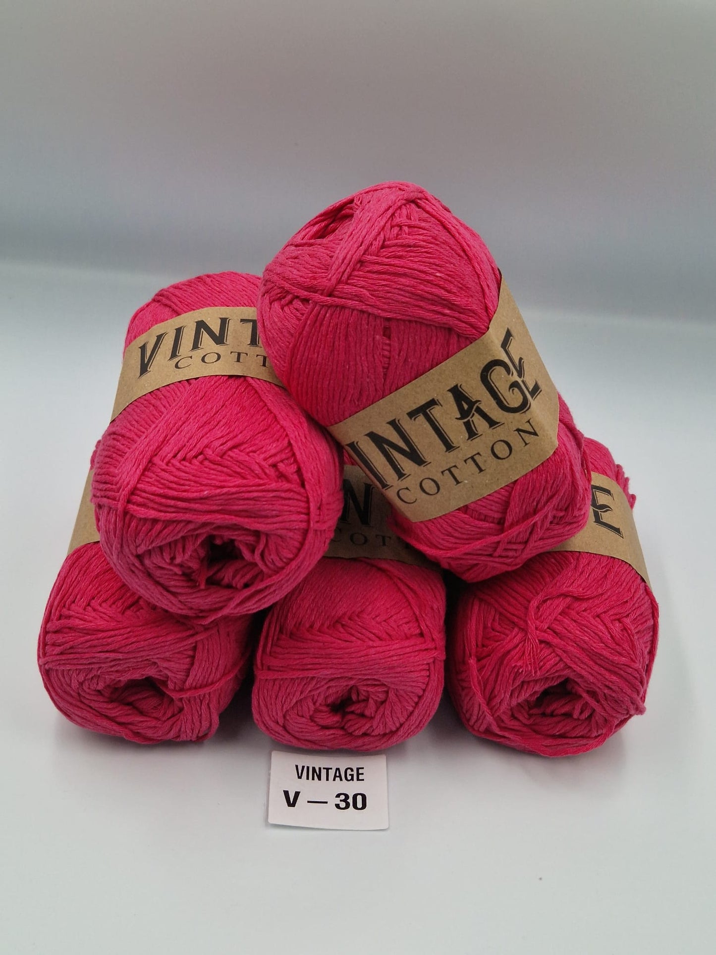 Knitco Vintage Cotton DK 5 x 100g 80%Cotton - 20% Mix fiber Knitting Crochet Yarn