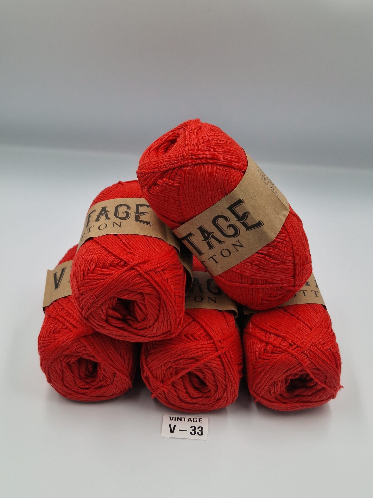 Knitco Vintage Cotton DK 5 x 100g 80%Cotton - 20% Mix fiber Knitting Crochet Yarn