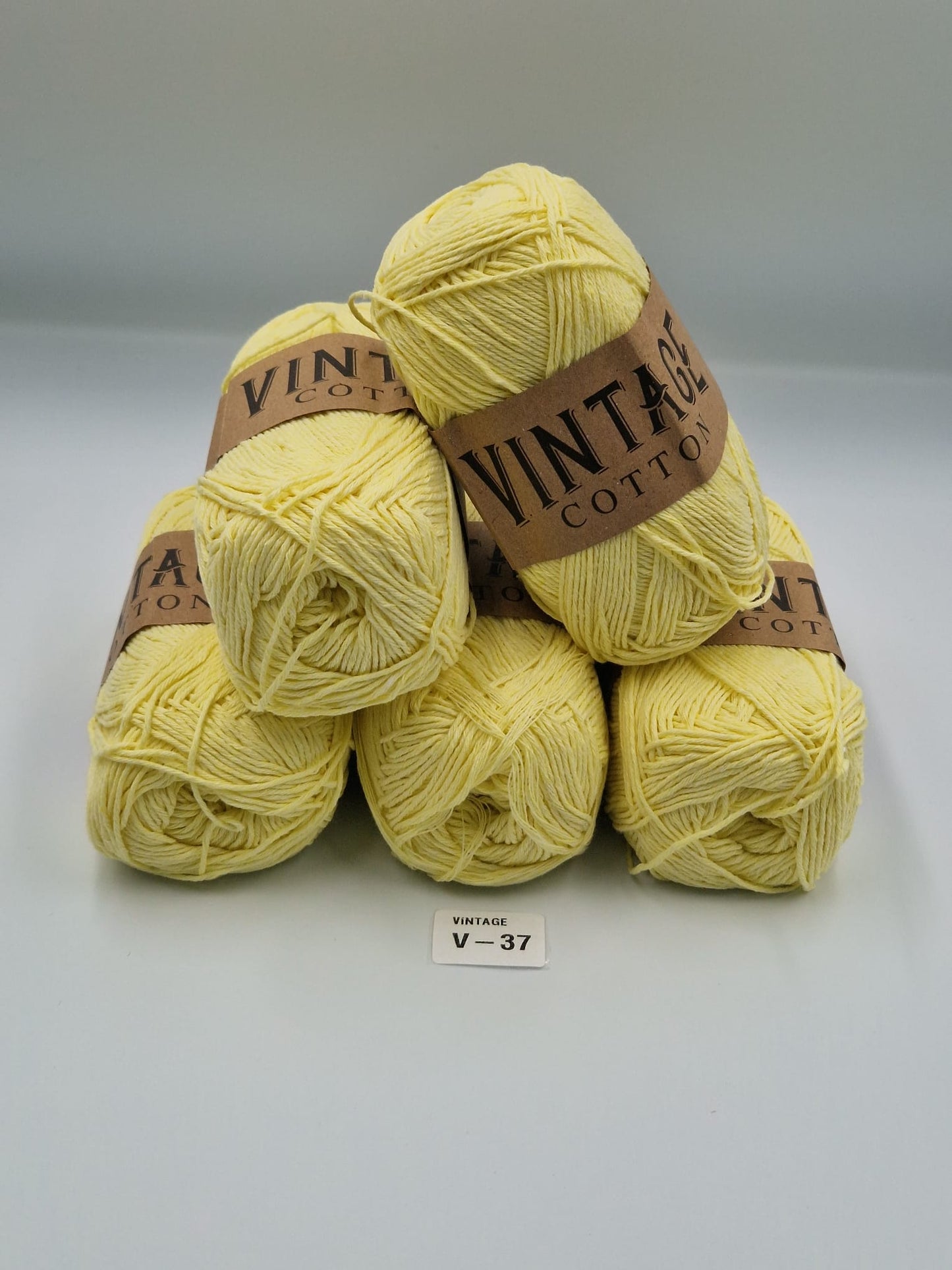 Knitco Vintage Cotton DK 5 x 100g 80%Cotton - 20% Mix fiber Knitting Crochet Yarn