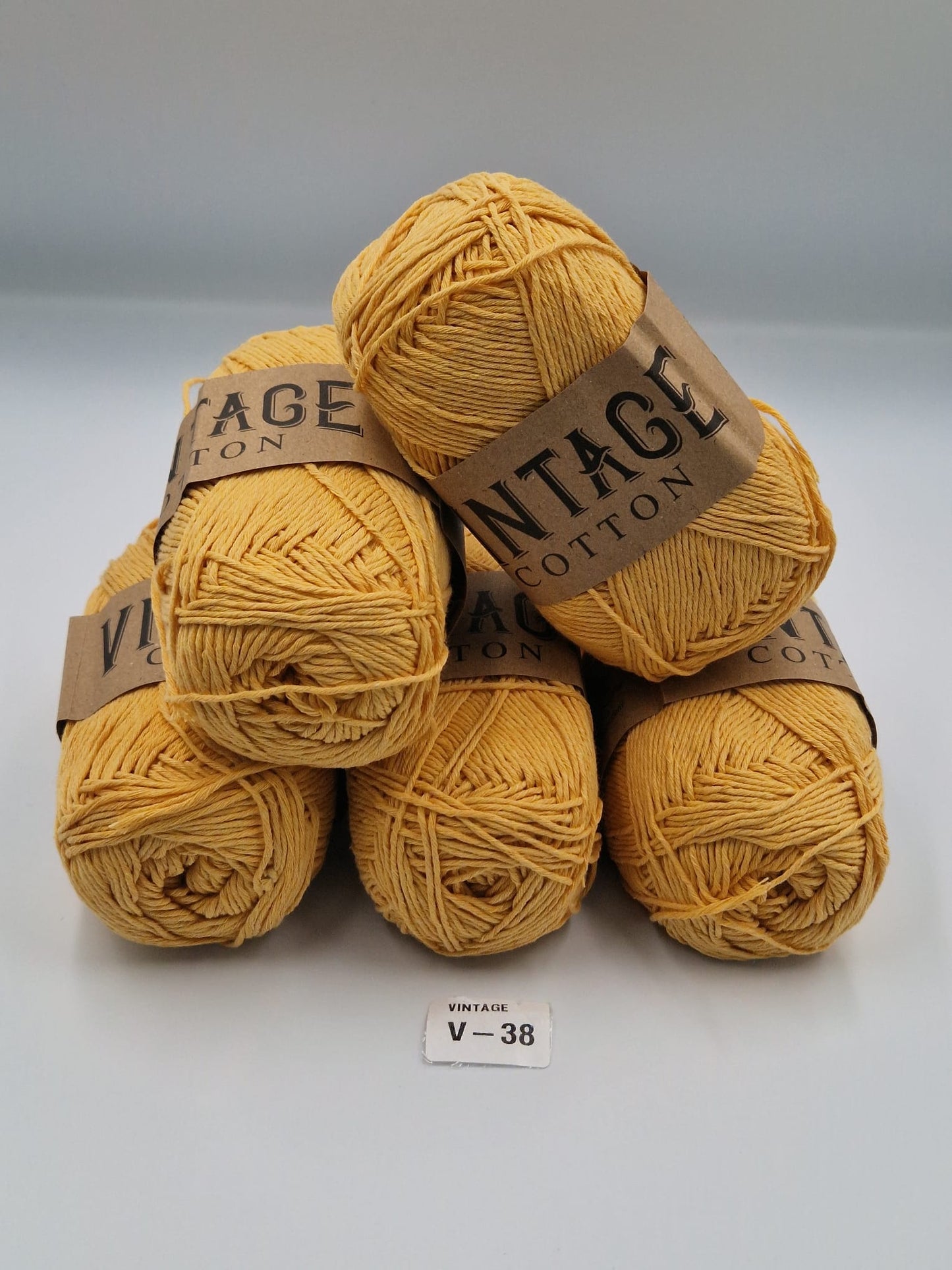 Knitco Vintage Cotton DK 5 x 100g 80%Cotton - 20% Mix fiber Knitting Crochet Yarn