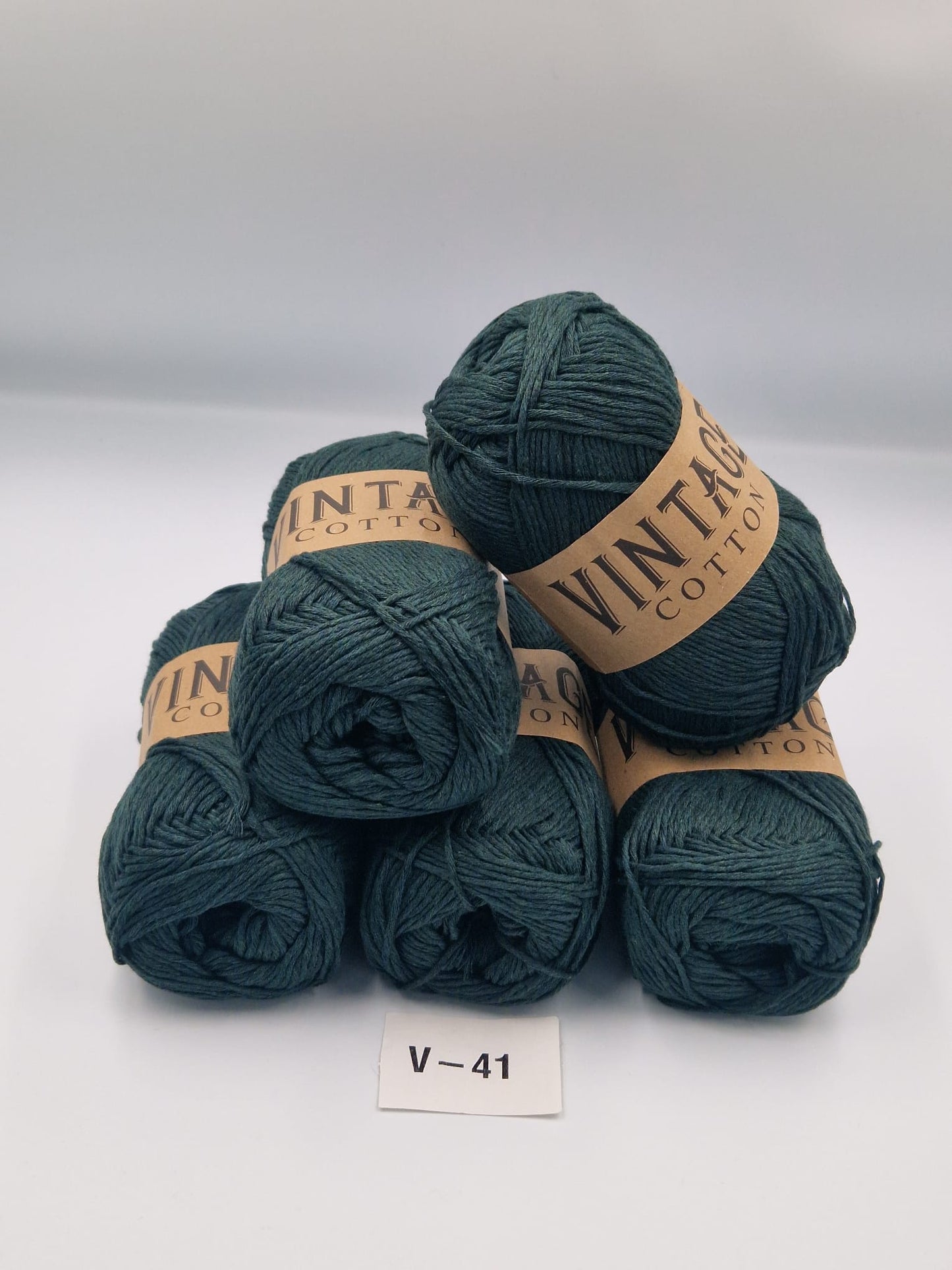 Knitco Vintage Cotton DK 5 x 100g 80%Cotton - 20% Mix fiber Knitting Crochet Yarn