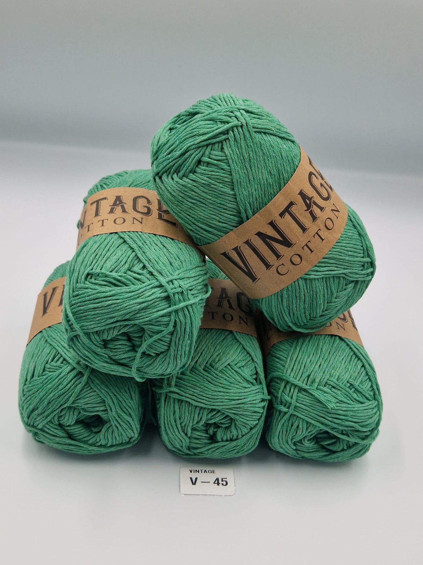 Knitco Vintage Cotton DK 5 x 100g 80%Cotton - 20% Mix fiber Knitting Crochet Yarn