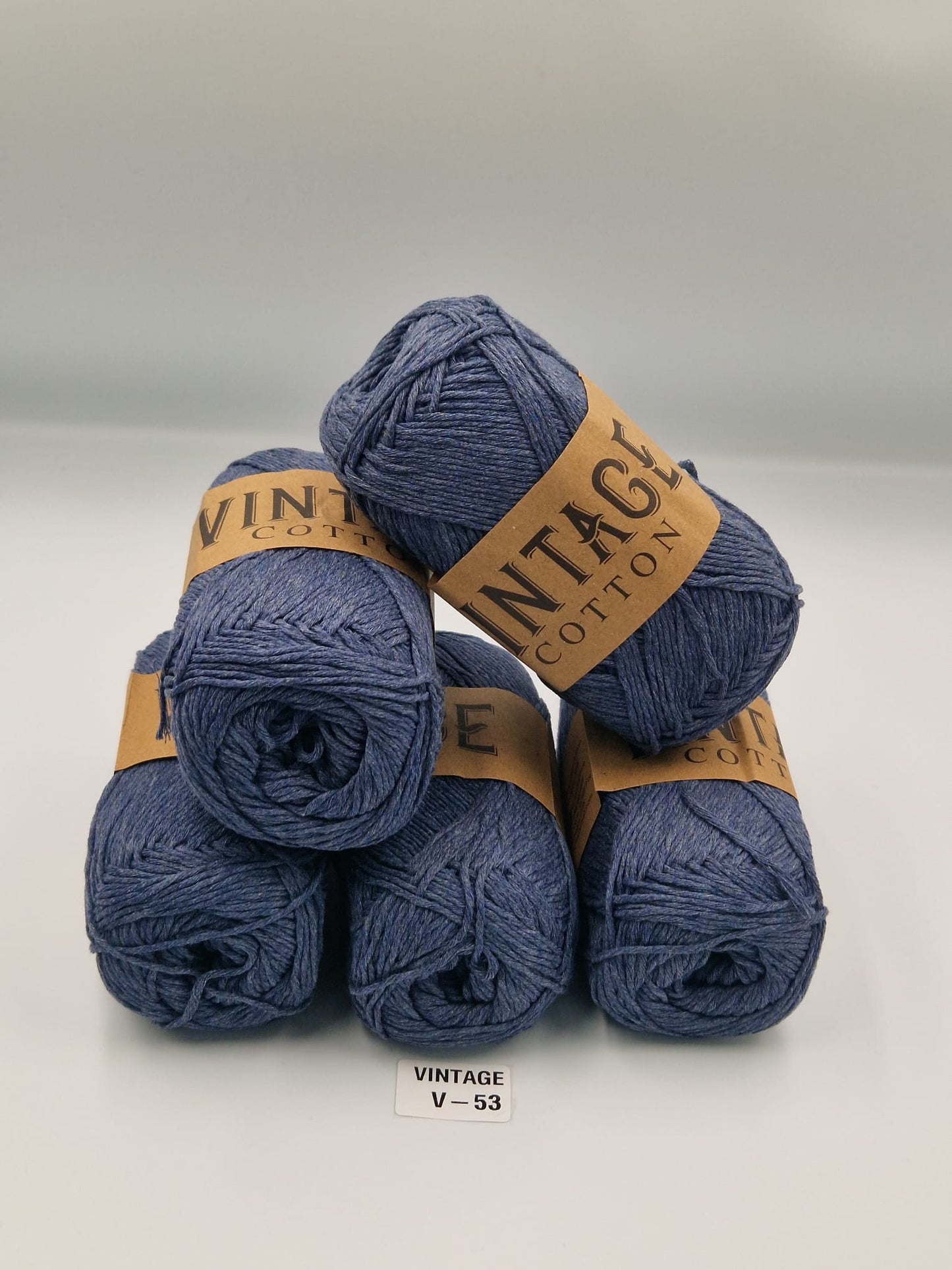 Knitco Vintage Cotton DK 5 x 100g 80%Cotton - 20% Mix fiber Knitting Crochet Yarn