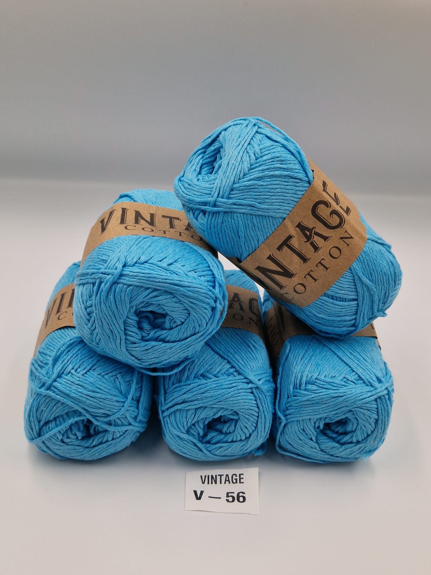 Knitco Vintage Cotton DK 5 x 100g 80%Cotton - 20% Mix fiber Knitting Crochet Yarn