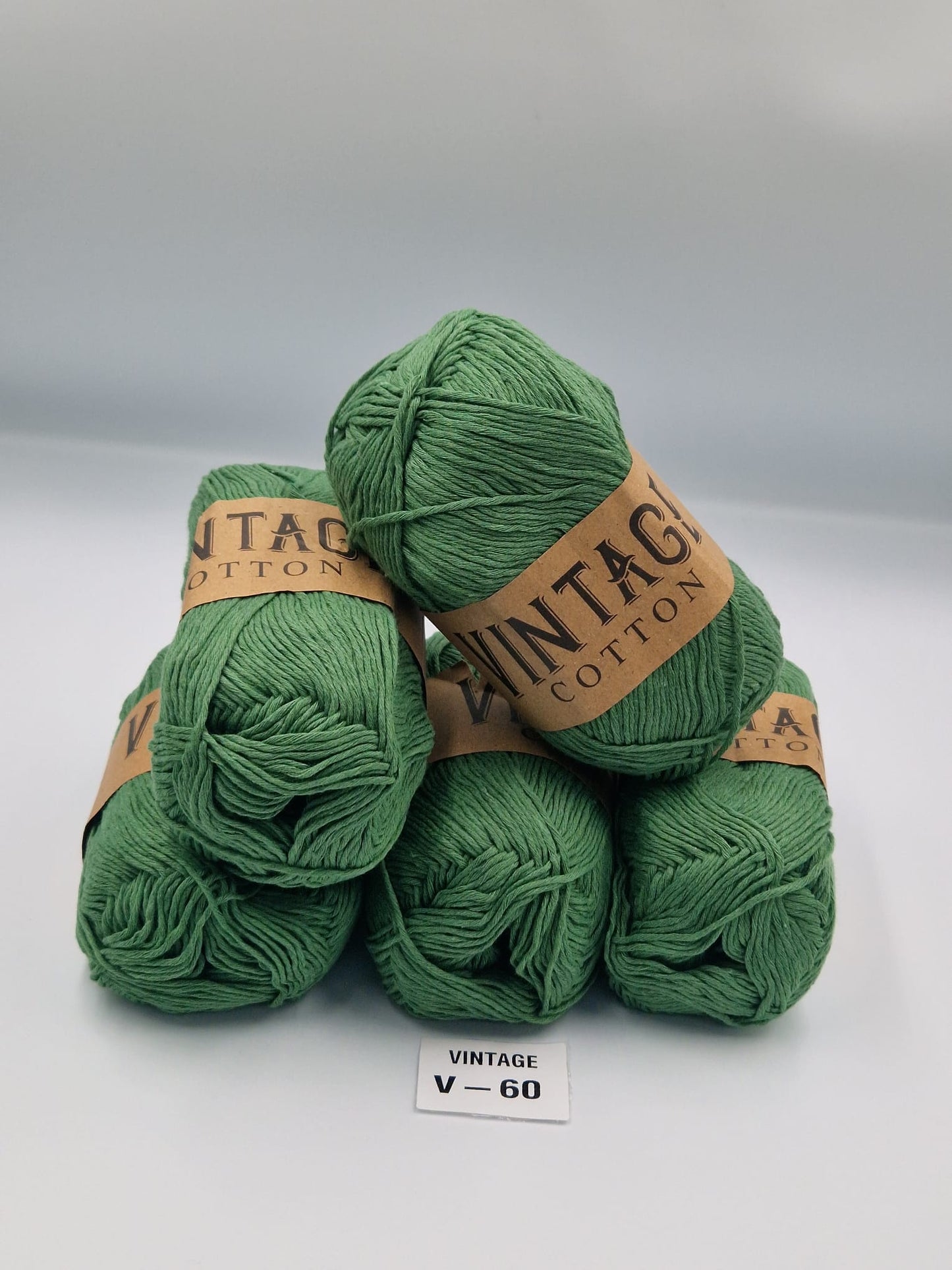 Knitco Vintage Cotton DK 5 x 100g 80%Cotton - 20% Mix fiber Knitting Crochet Yarn