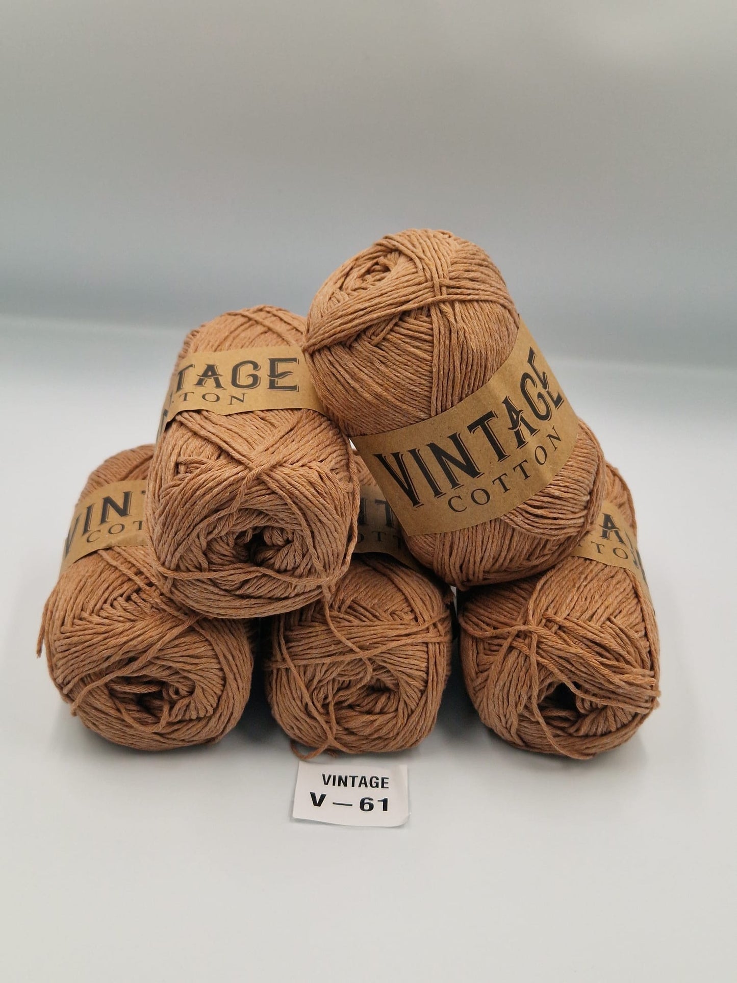 Knitco Vintage Cotton DK 5 x 100g 80%Cotton - 20% Mix fiber Knitting Crochet Yarn