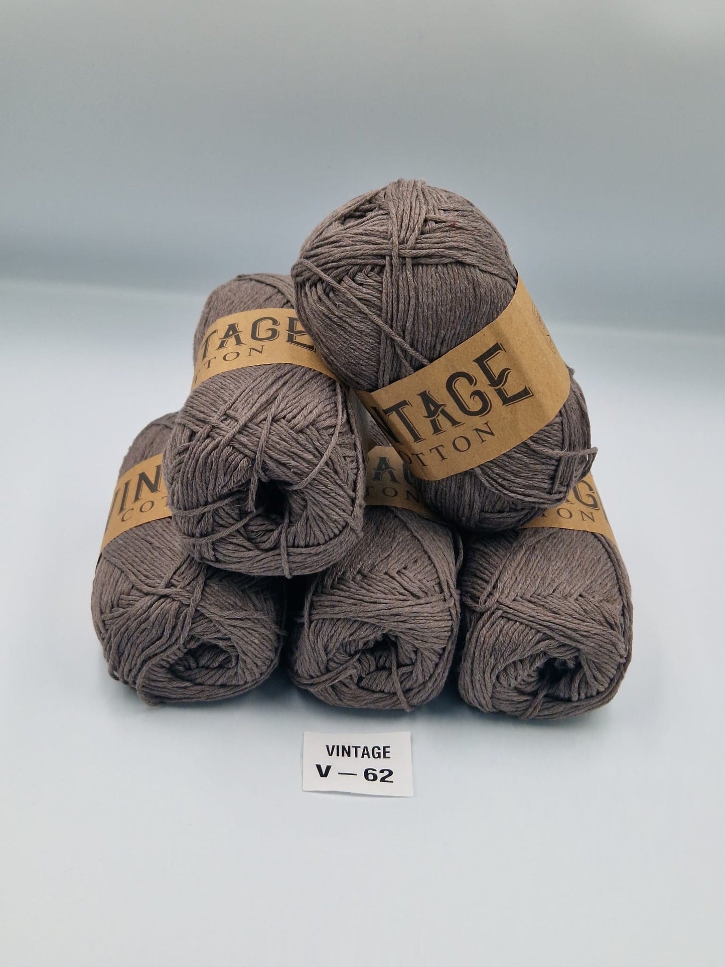 Knitco Vintage Cotton DK 5 x 100g 80%Cotton - 20% Mix fiber Knitting Crochet Yarn