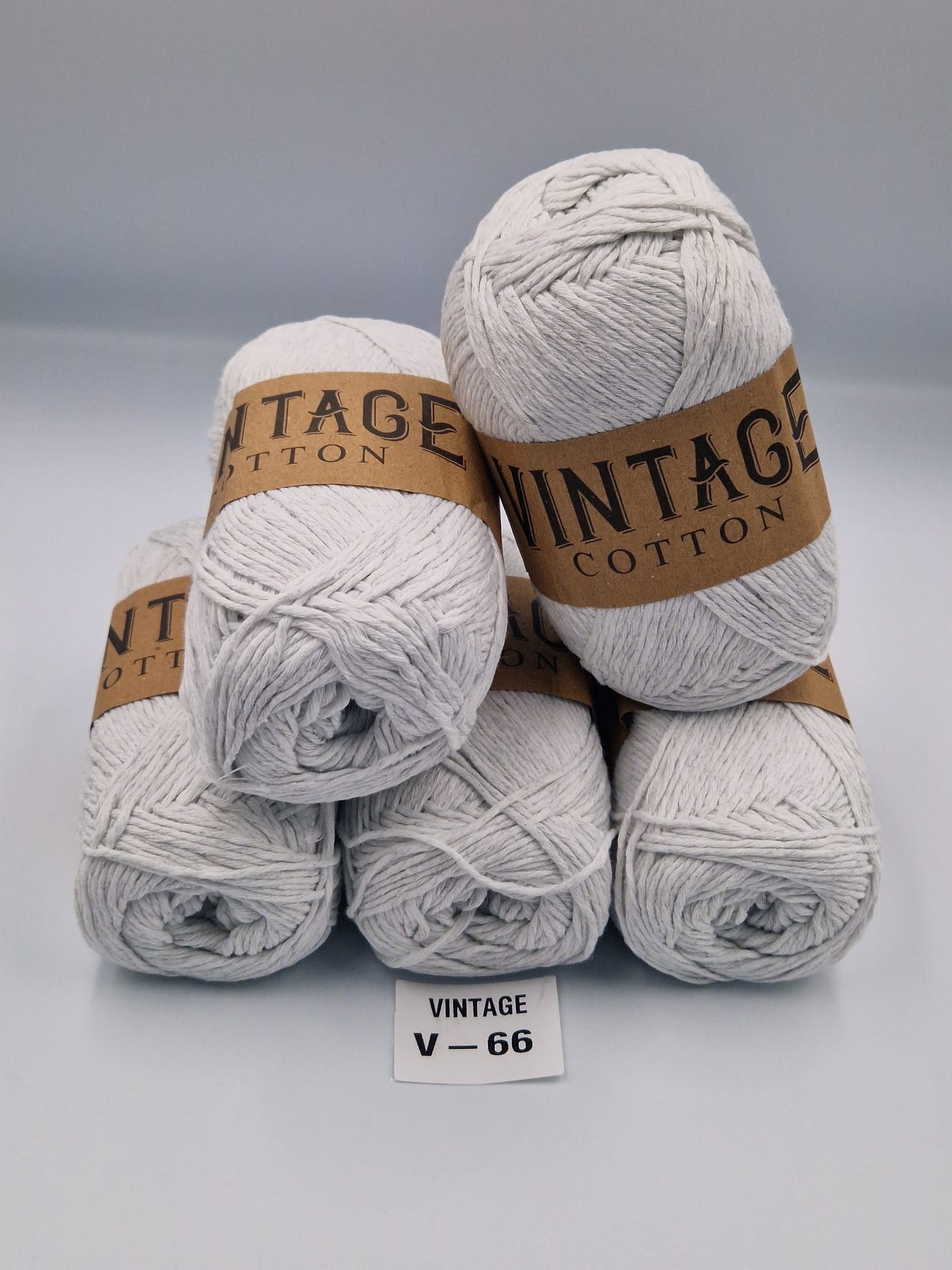 Knitco Vintage Cotton DK 5 x 100g 80%Cotton - 20% Mix fiber Knitting Crochet Yarn