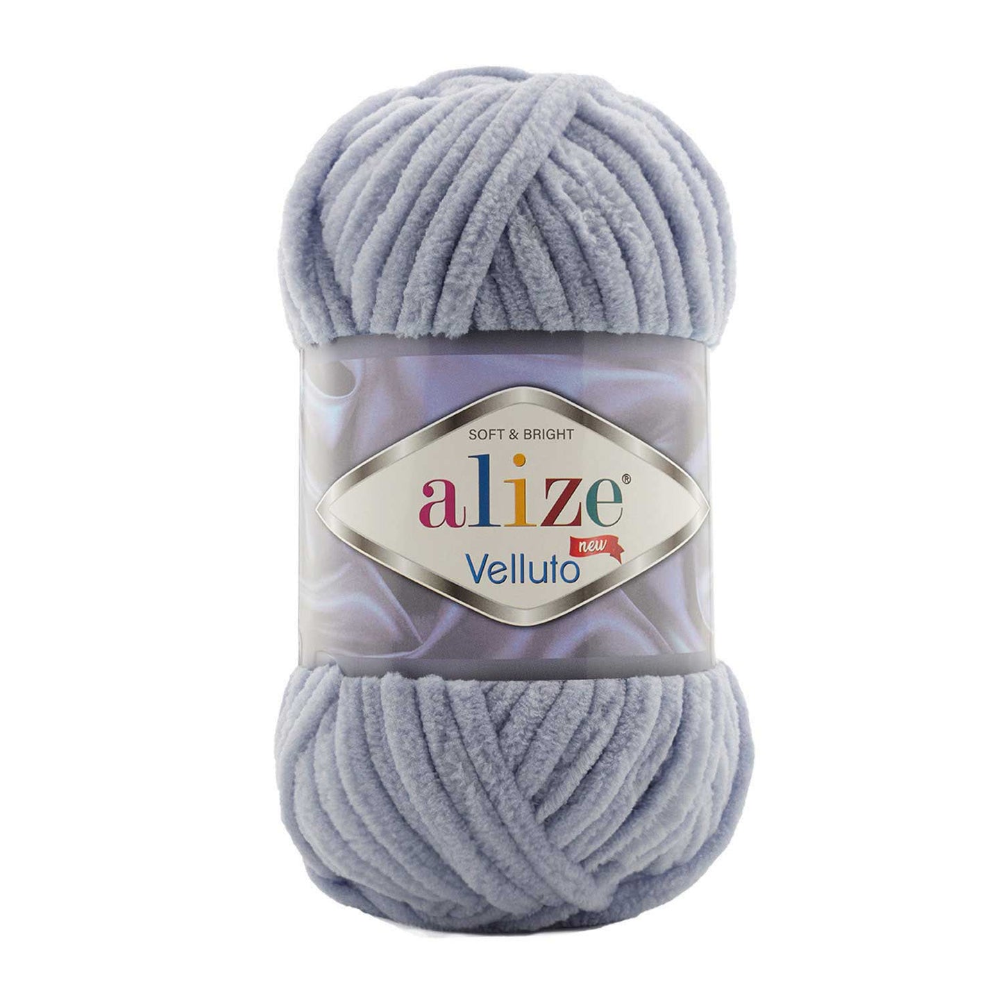 Alize Velluto 5 x 100g - 68m 100% Micropolyester Knitting Crochet Yarn