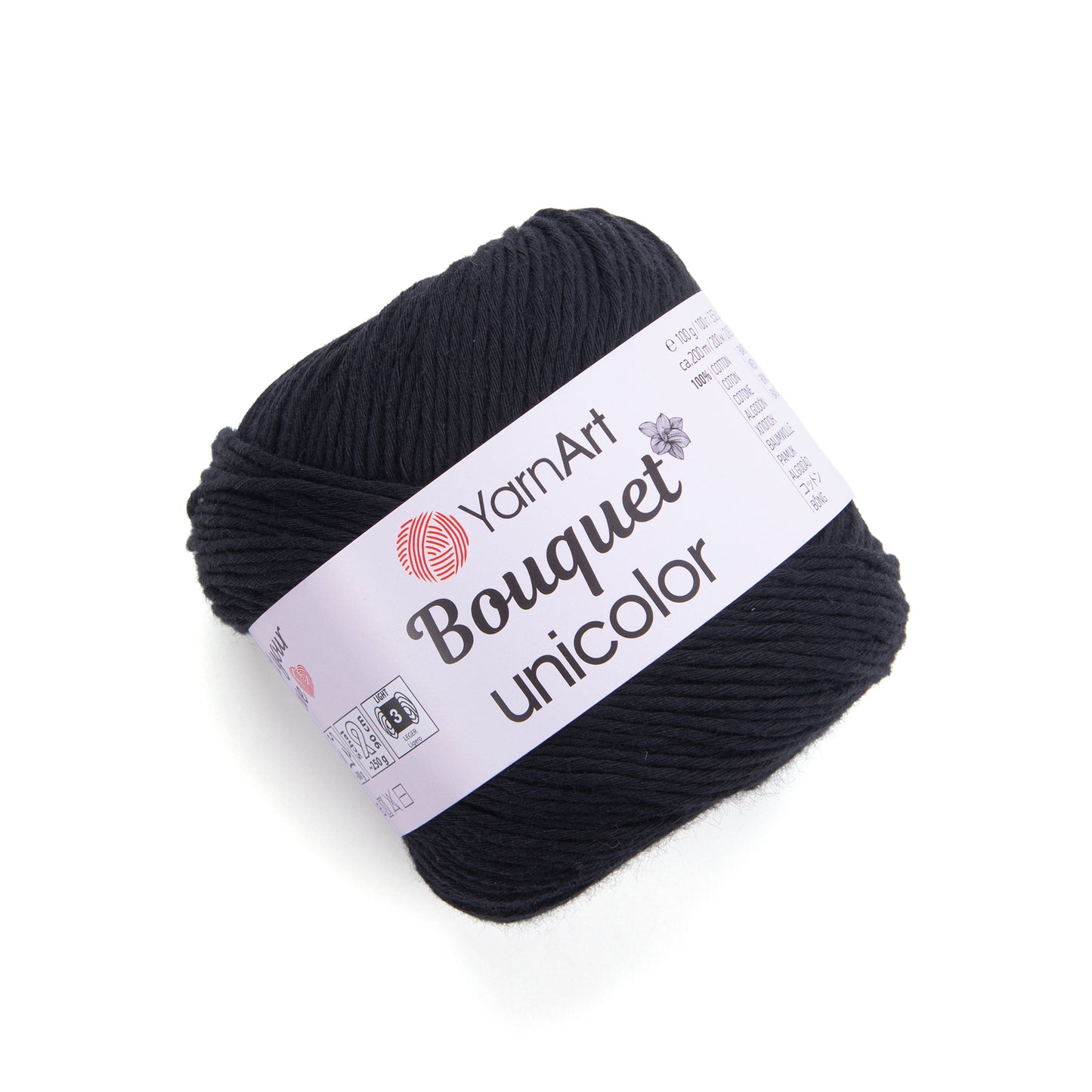 YarnArt Bouquet Unicolor 1 x 100g - 200m - 100% Cotton Knitting Crochet Yarn