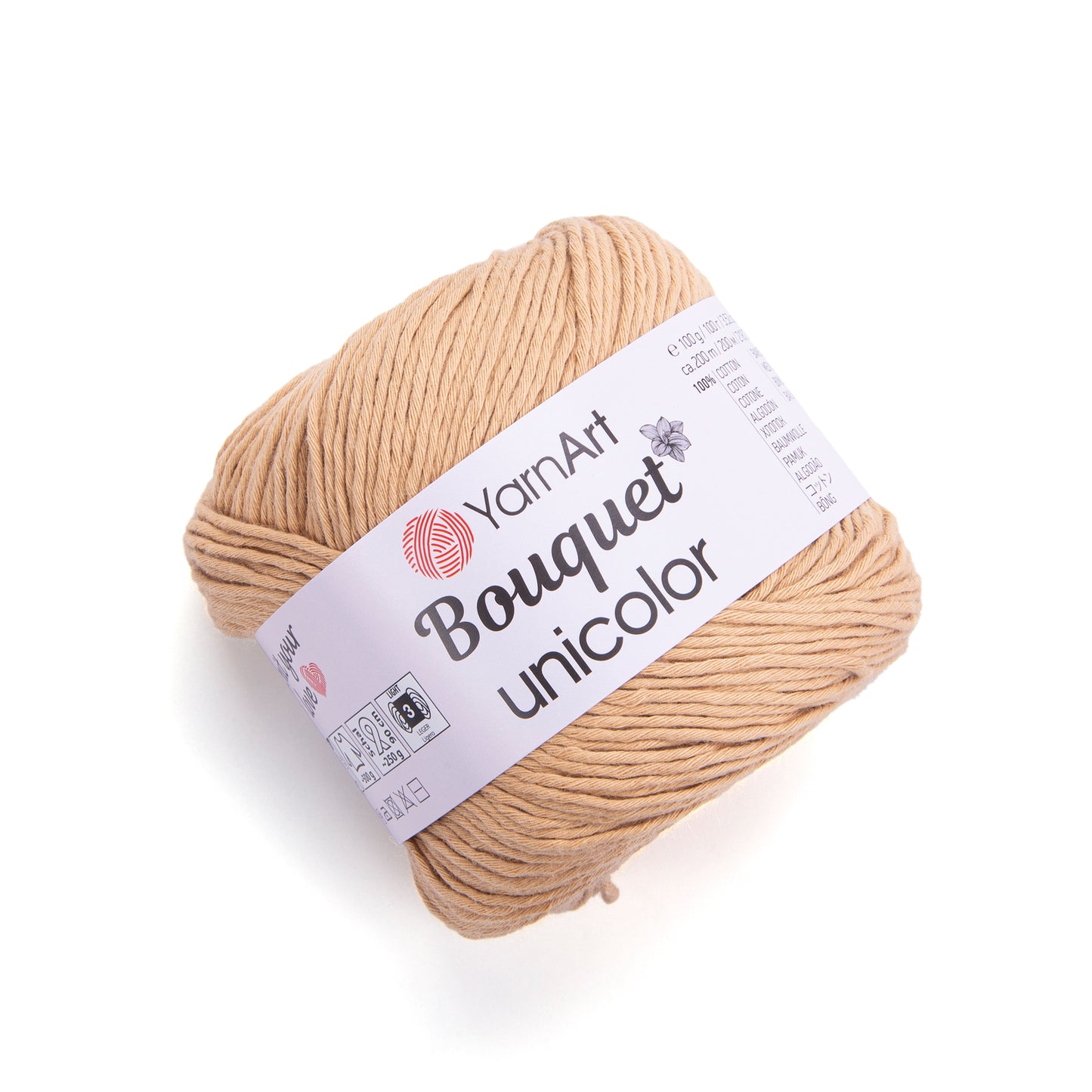 YarnArt Bouquet Unicolor 1 x 100g - 200m - 100% Cotton Knitting Crochet Yarn