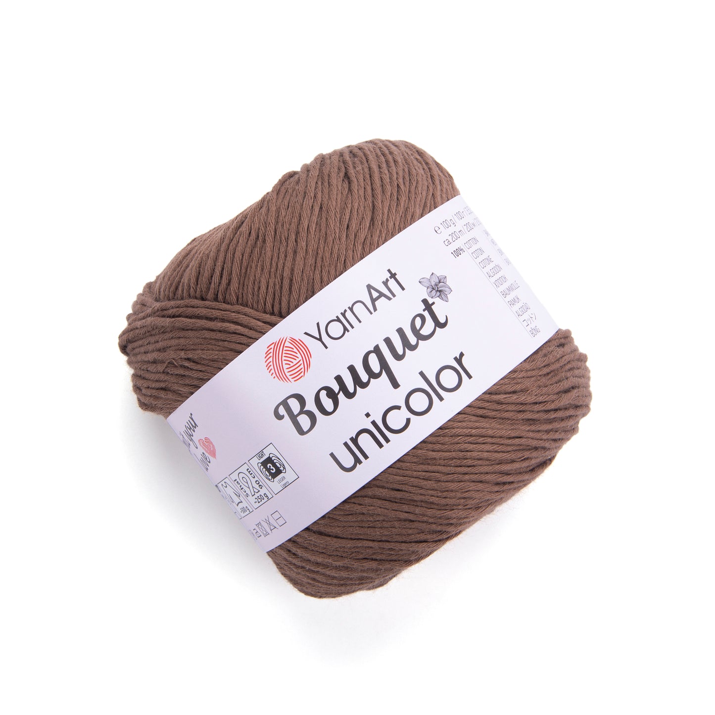 YarnArt Bouquet Unicolor 1 x 100g - 200m - 100% Cotton Knitting Crochet Yarn