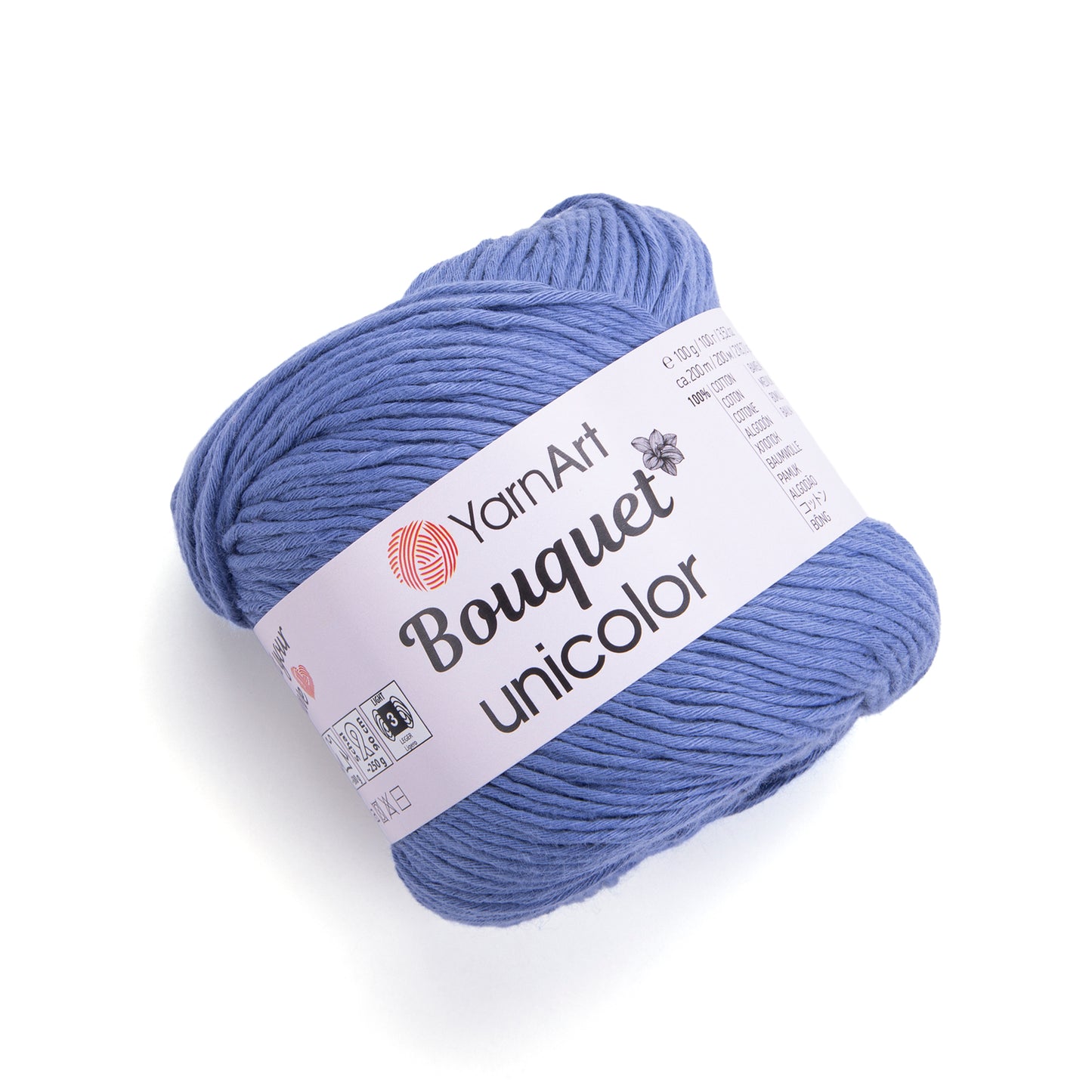 YarnArt Bouquet Unicolor 1 x 100g - 200m - 100% Cotton Knitting Crochet Yarn