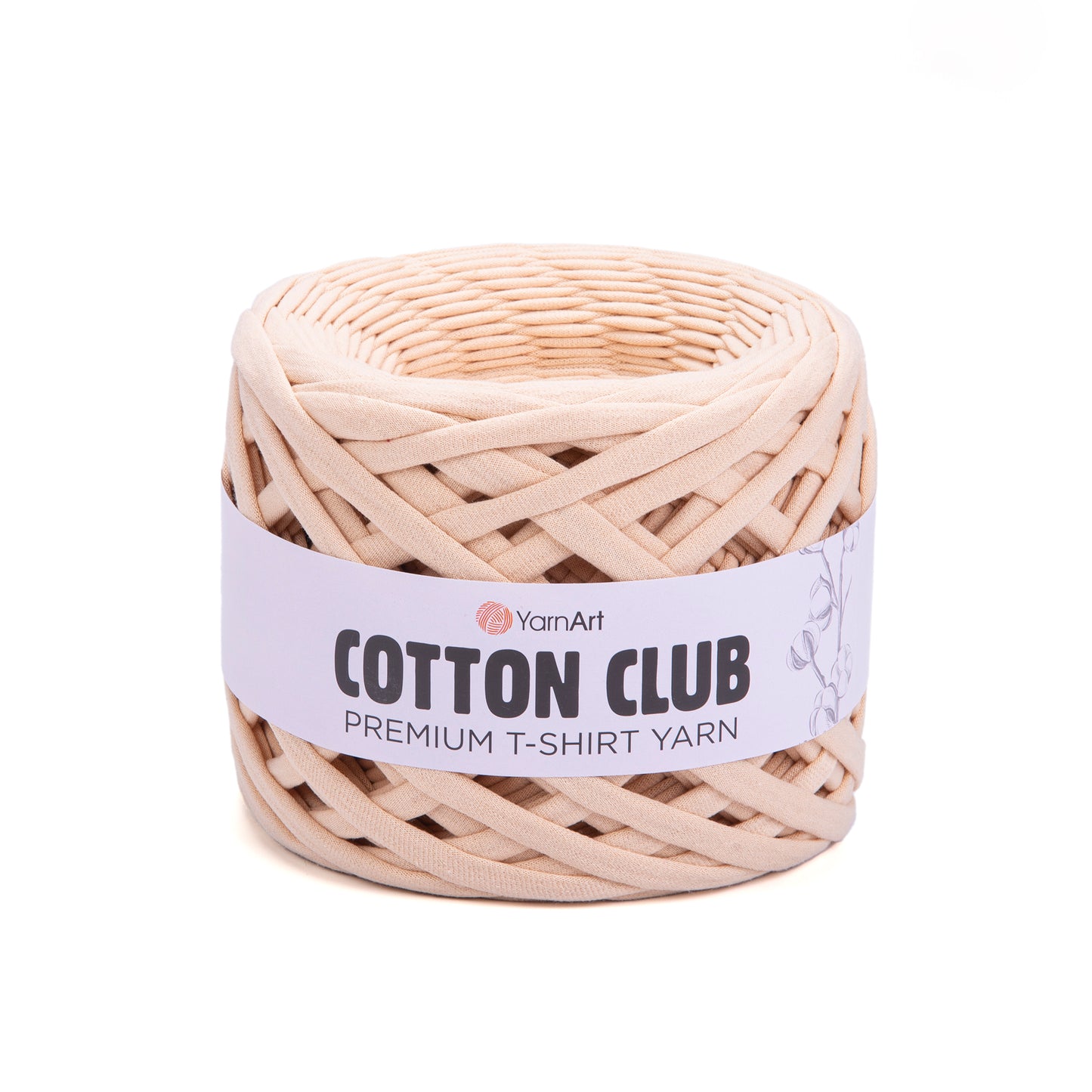 YarnArt Cotton Club Premium T-Shirt Yarn 310g - 110m - 100% Cotton Knitting Crochet