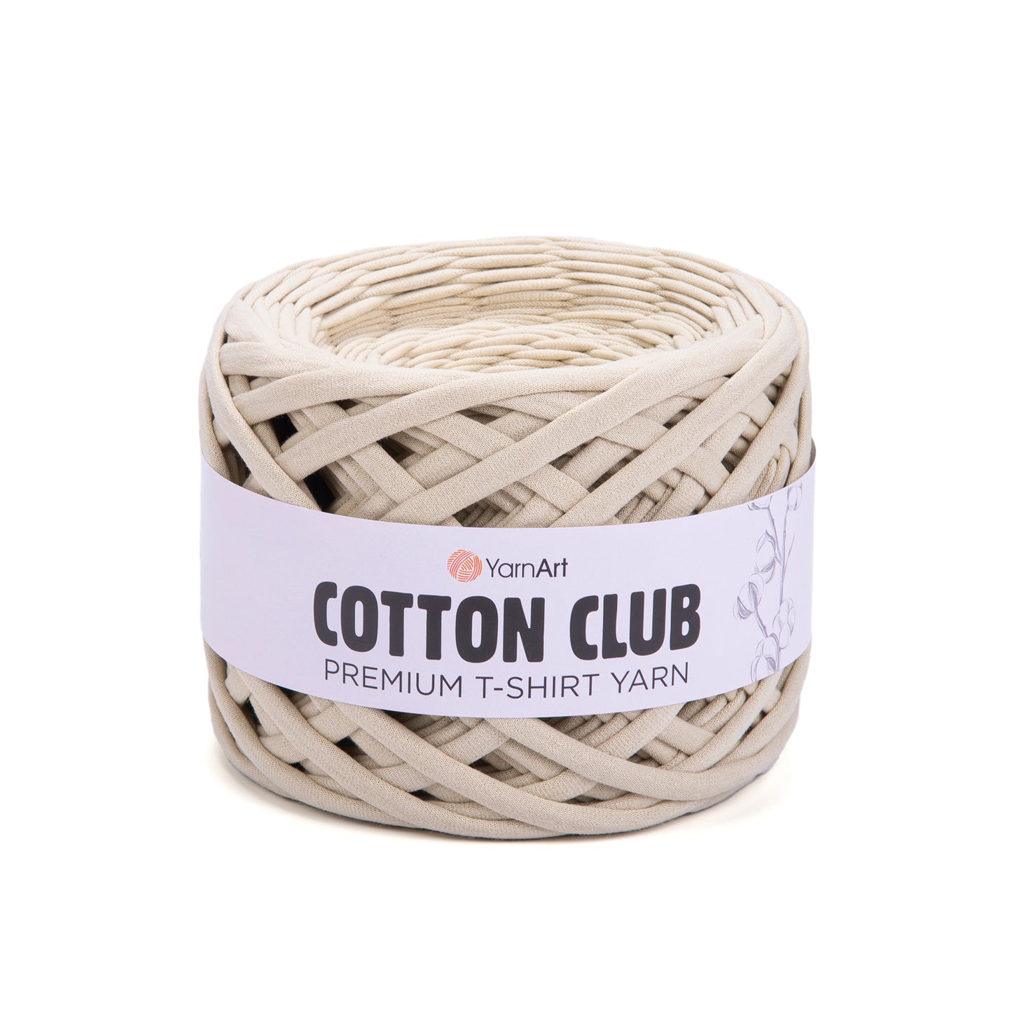 YarnArt Cotton Club Premium T-Shirt Yarn 310g - 110m - 100% Cotton Knitting Crochet