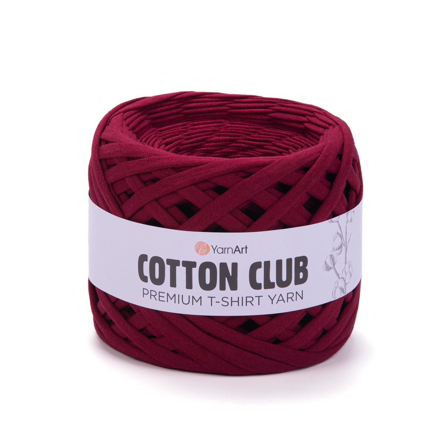 YarnArt Cotton Club Premium T-Shirt Yarn 310g - 110m - 100% Cotton Knitting Crochet