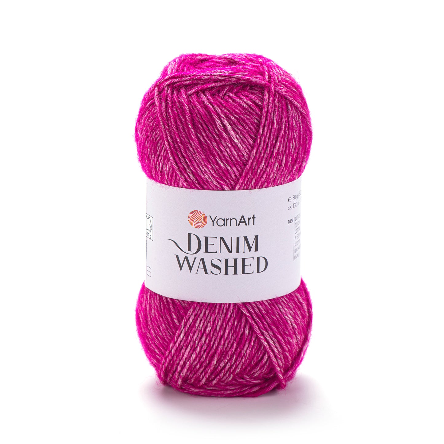 YarnArt Denim Washed DK 5 x 50g - 130m - 70% Cotton 30% Acrylic Knitting Crochet Yarn
