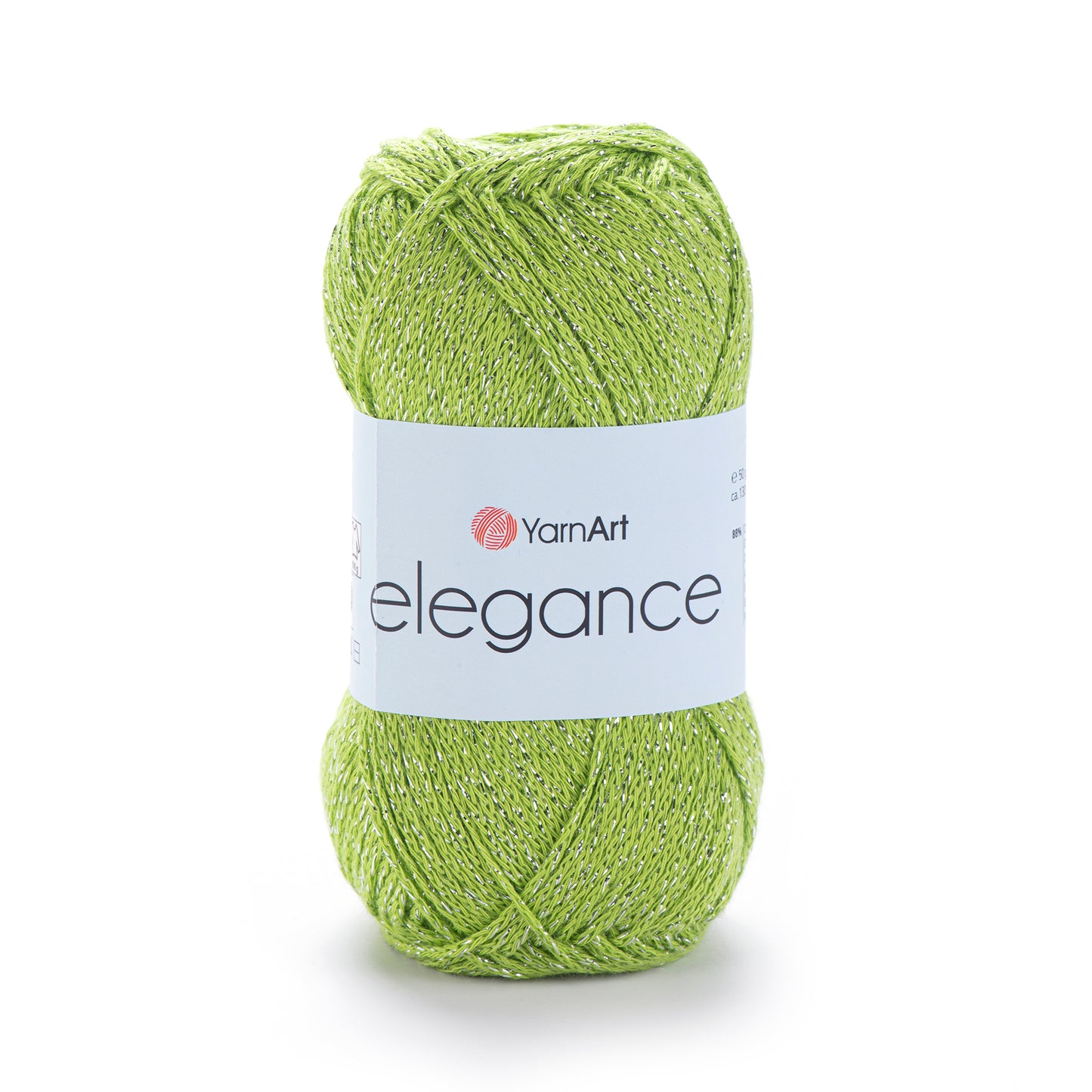 YarnArt Elegance 5 x 50g - 130m - 88% Cotton - 12% Metallic Knitting Crochet Yarn