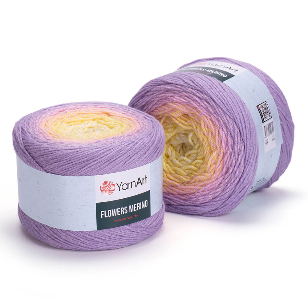 YarnArt Flowers Merino 1 x 225g - 590m - 25% Wool - 75% Acrylic Crochet Yarn