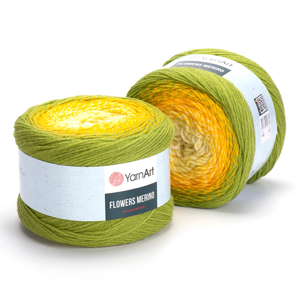 YarnArt Flowers Merino 1 x 225g - 590m - 25% Wool - 75% Acrylic Crochet Yarn