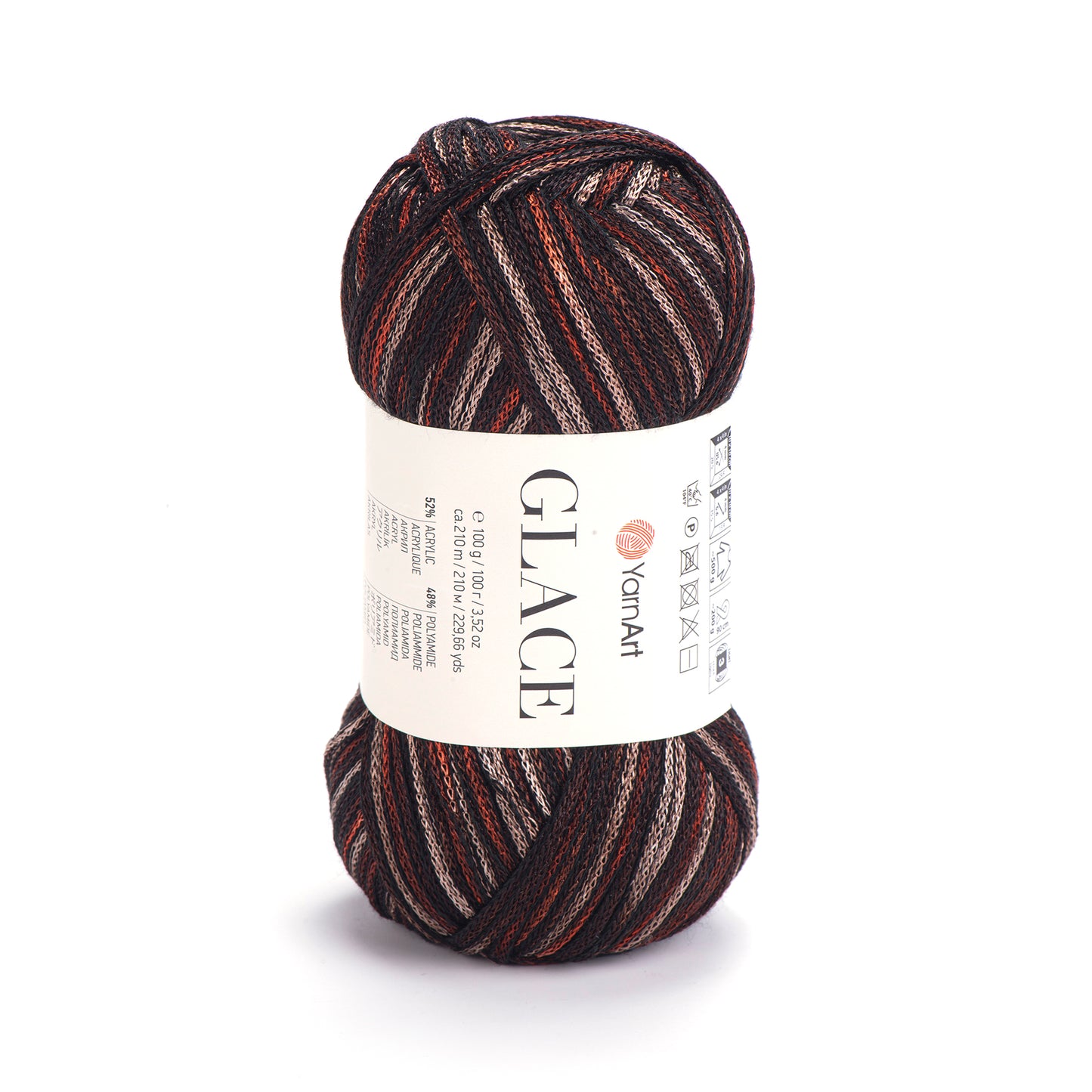 YarnArt Glace 1 x 100g 210m 52% Acrylic - 48% Polymide Knitting Crochet