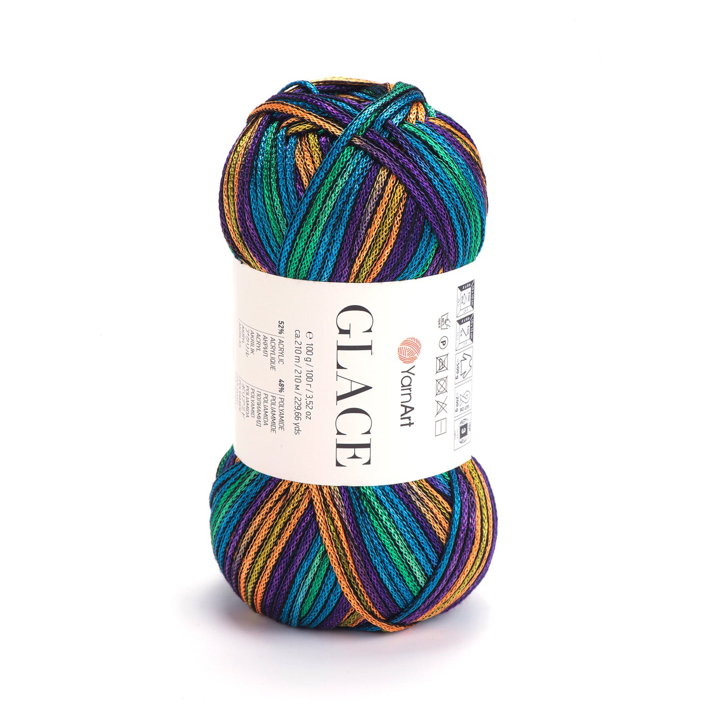 YarnArt Glace 1 x 100g 210m 52% Acrylic - 48% Polymide Knitting Crochet