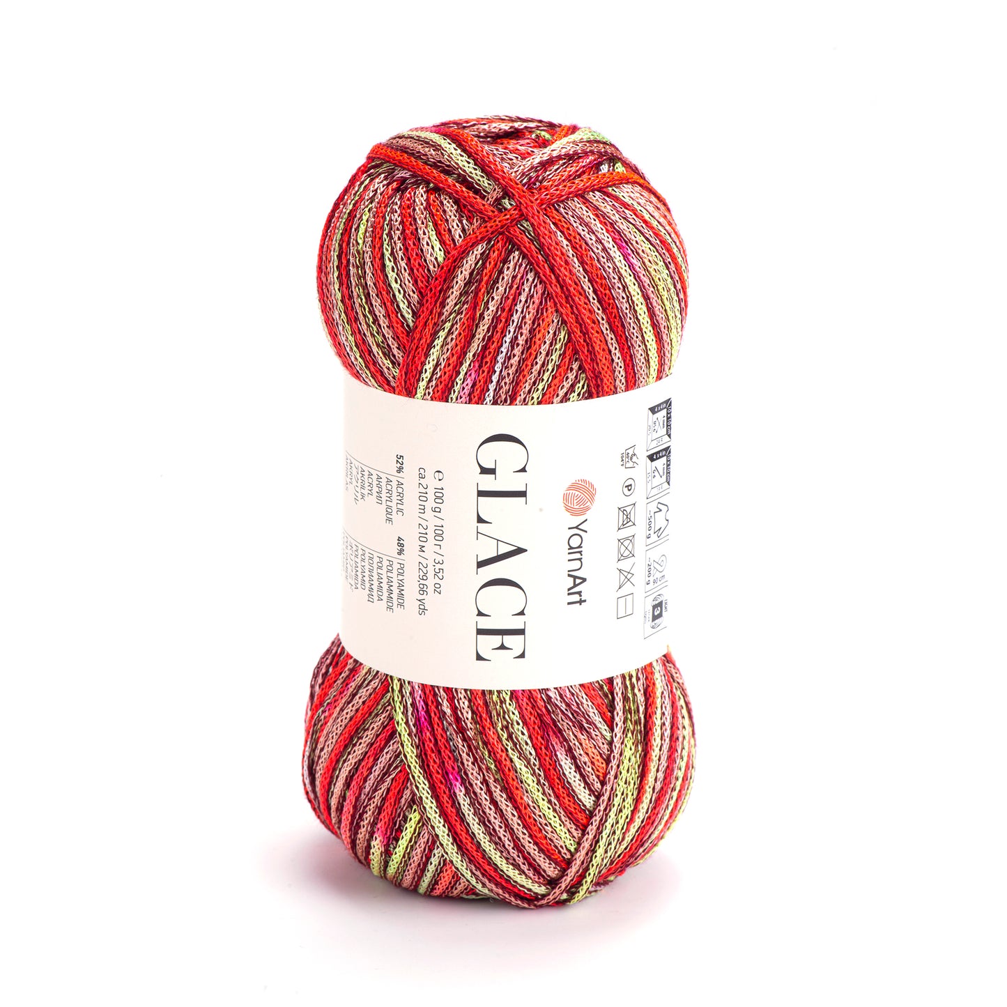 YarnArt Glace 1 x 100g 210m 52% Acrylic - 48% Polymide Knitting Crochet