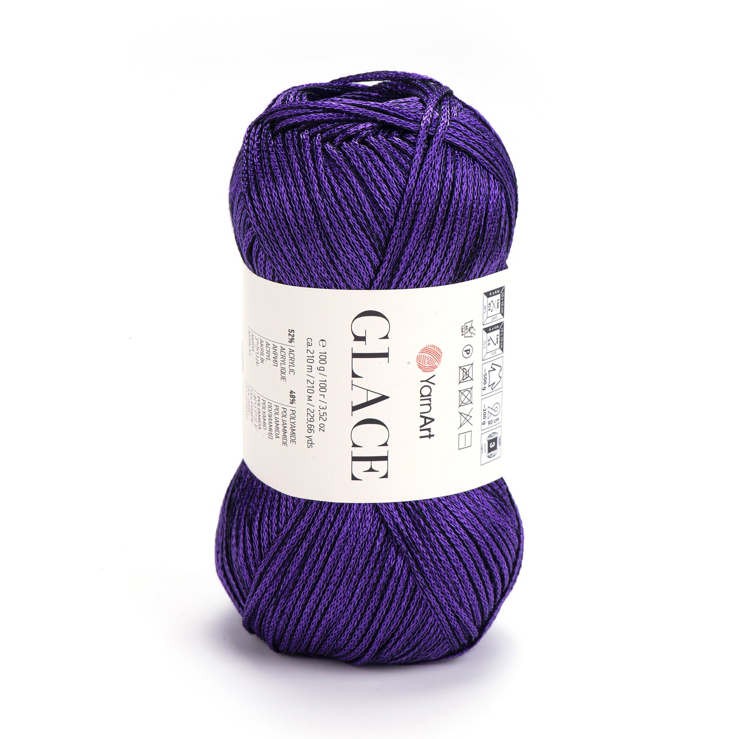 YarnArt Glace 1 x 100g 210m 52% Acrylic - 48% Polymide Knitting Crochet