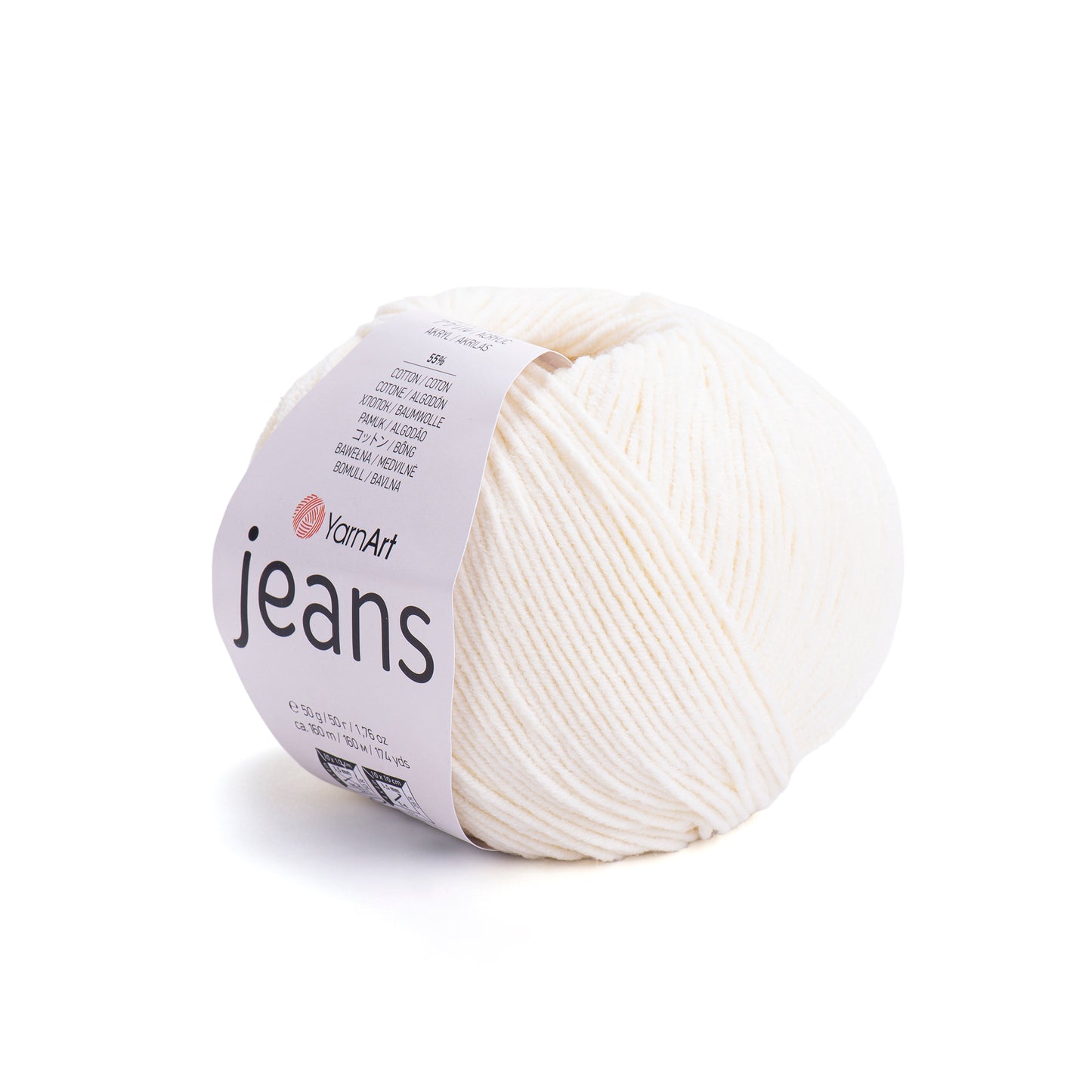 YarnArt Jeans 5 x 50g - 160m - 55% Cotton - 45% Polyacrylic Knitting Crochet Yarn