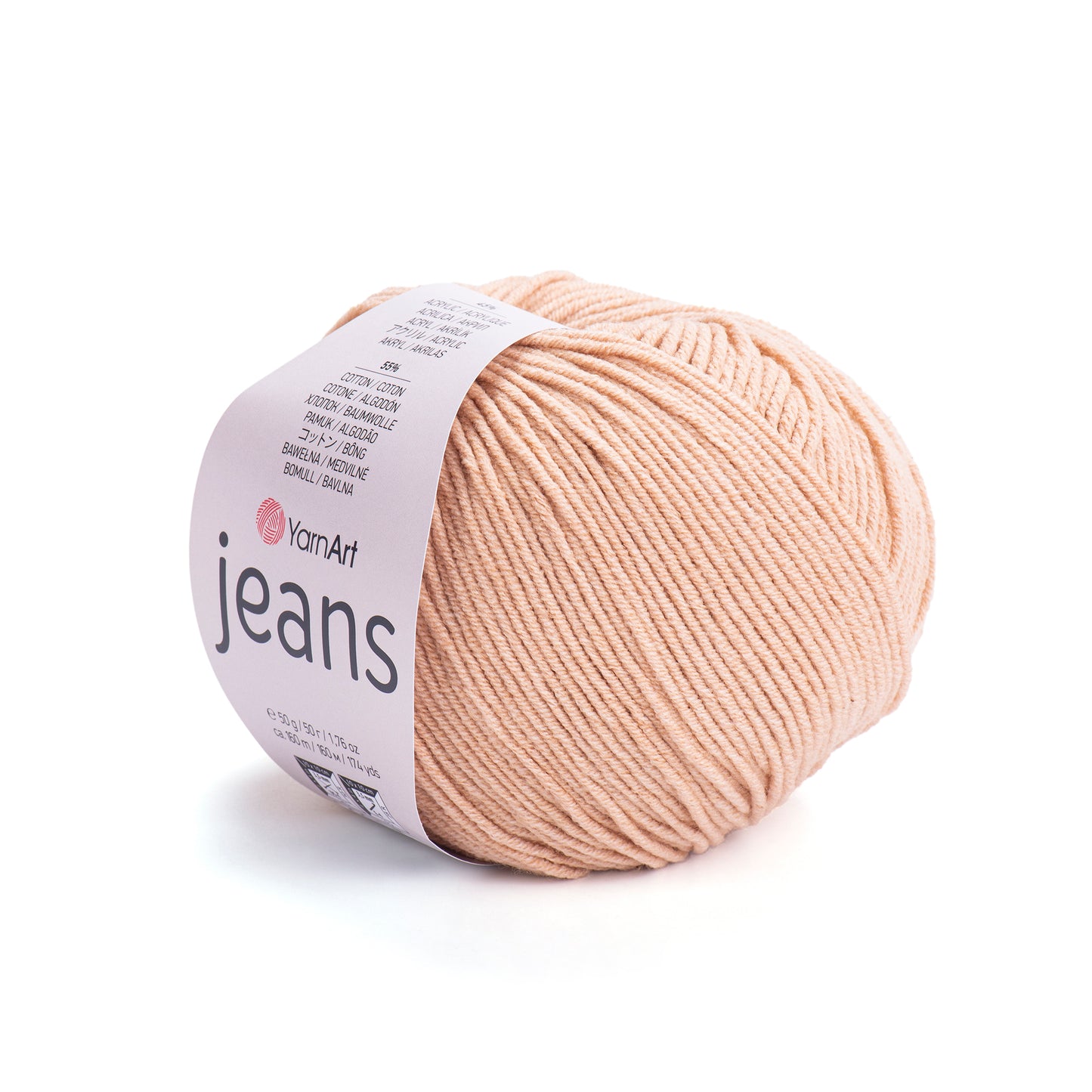 YarnArt Jeans 5 x 50g - 160m - 55% Cotton - 45% Polyacrylic Knitting Crochet Yarn