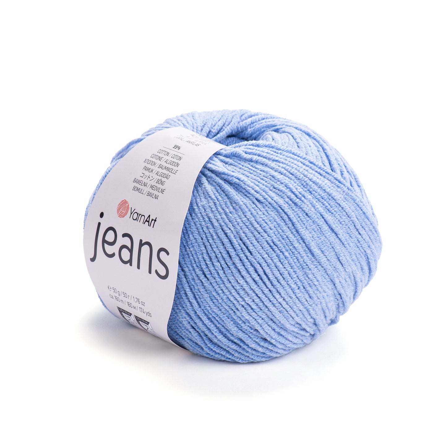 YarnArt Jeans 5 x 50g - 160m - 55% Cotton - 45% Polyacrylic Knitting Crochet Yarn
