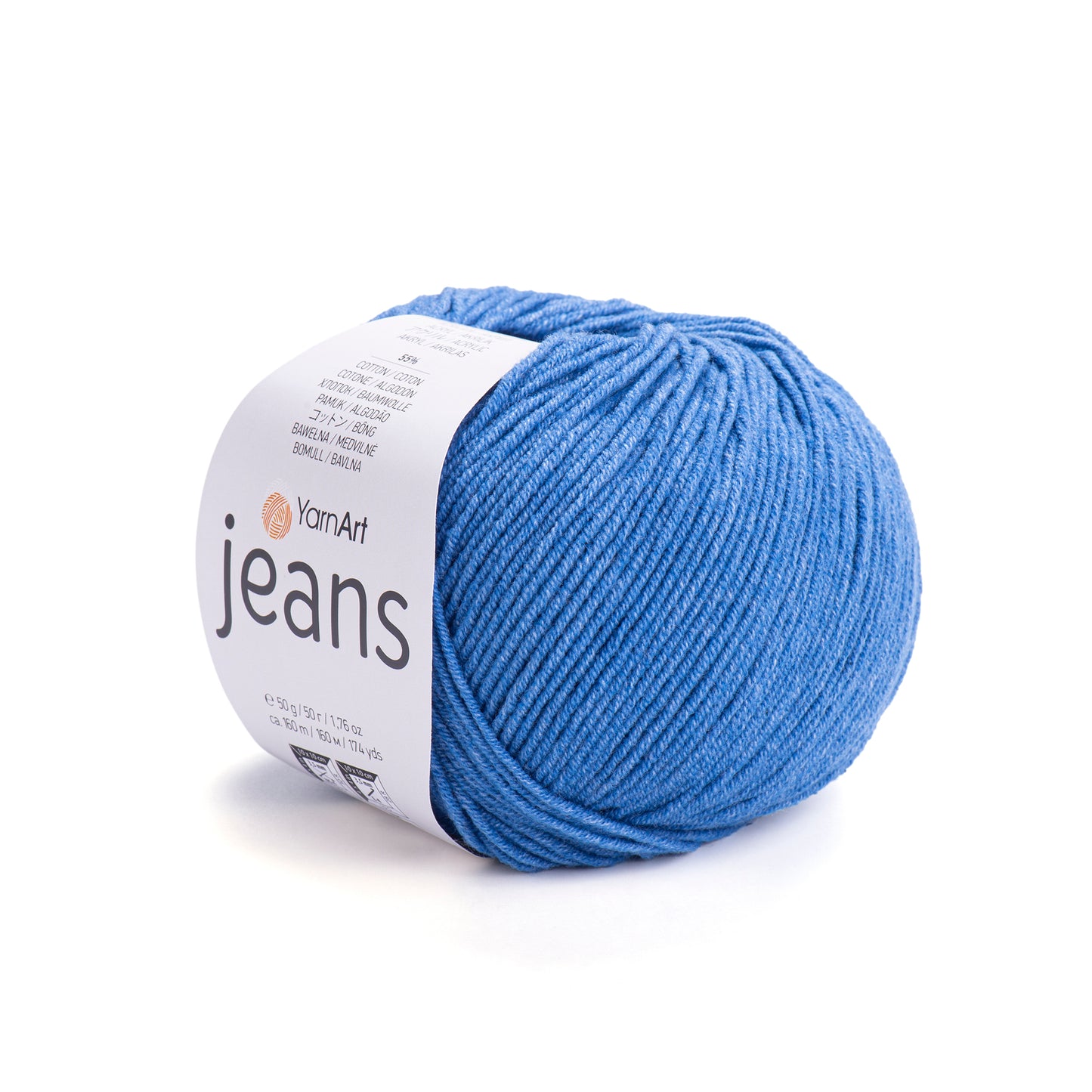 YarnArt Jeans 5 x 50g - 160m - 55% Cotton - 45% Polyacrylic Knitting Crochet Yarn