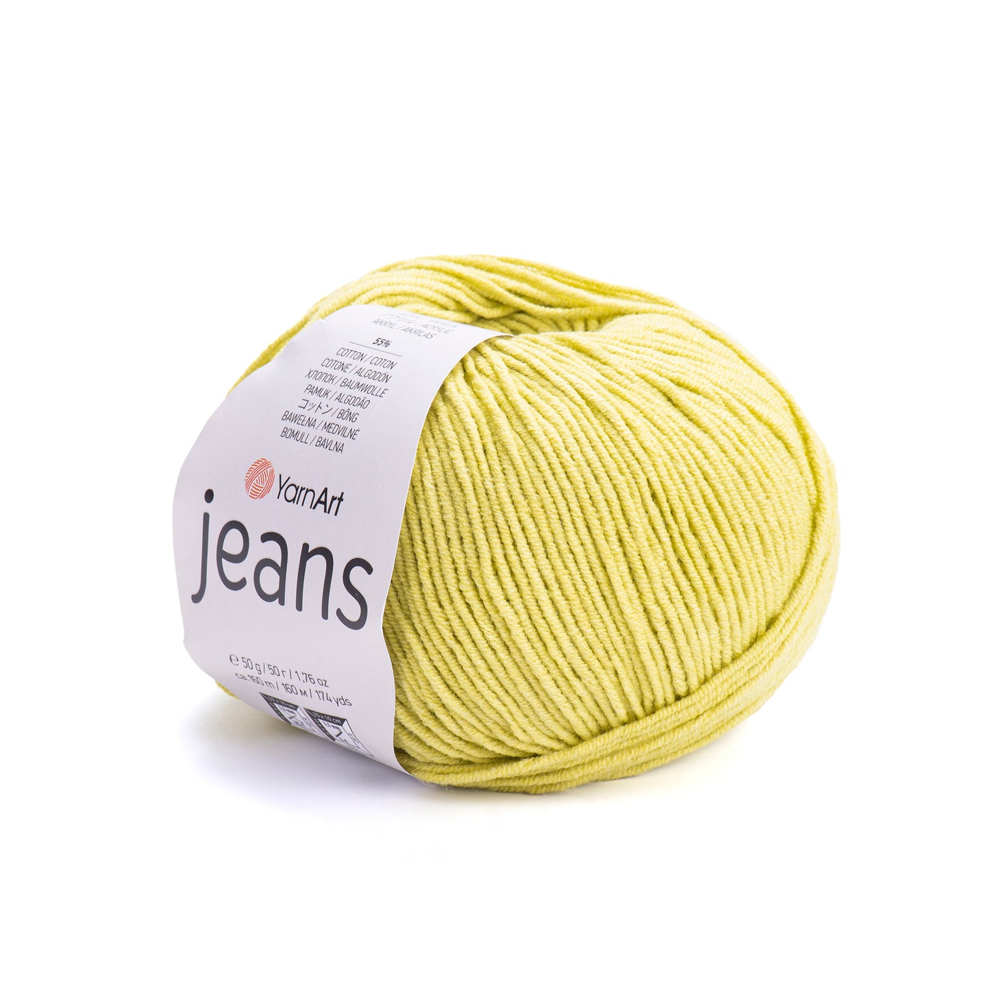 YarnArt Jeans 5 x 50g - 160m - 55% Cotton - 45% Polyacrylic Knitting Crochet Yarn