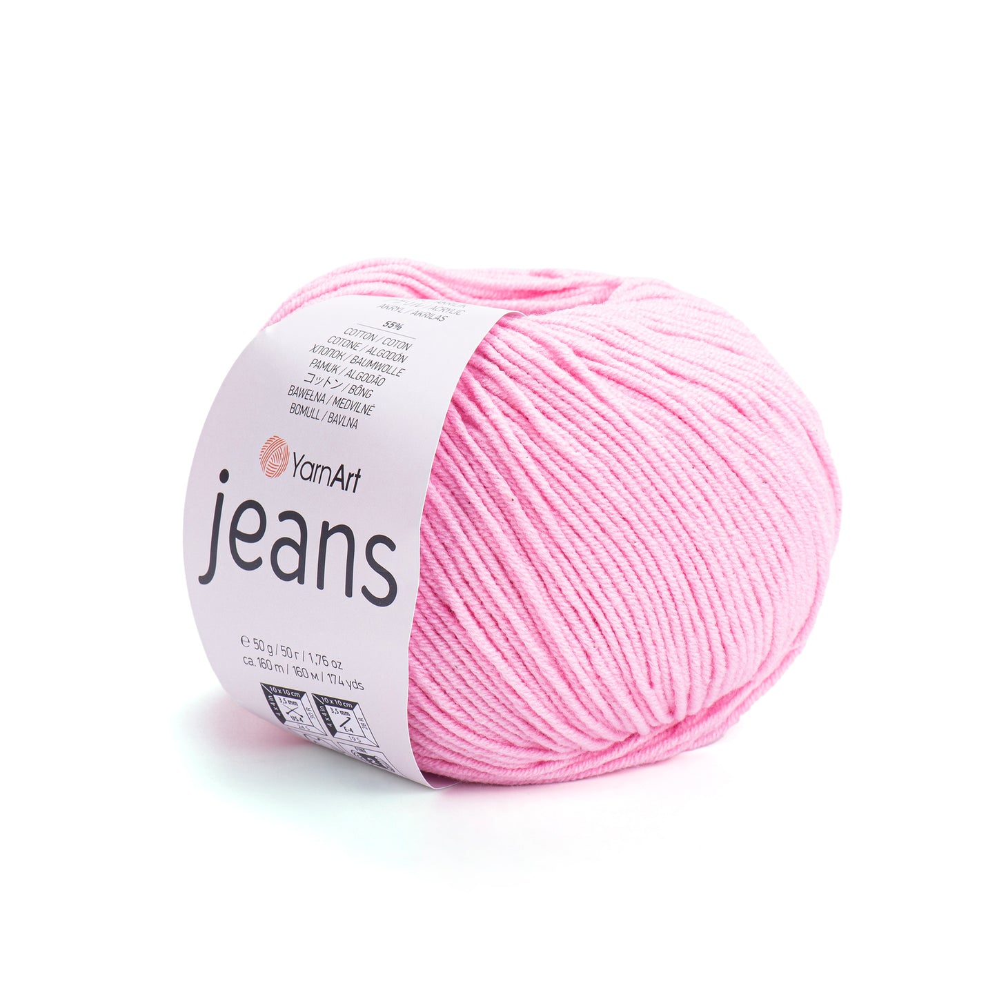 YarnArt Jeans 5 x 50g - 160m - 55% Cotton - 45% Polyacrylic Knitting Crochet Yarn