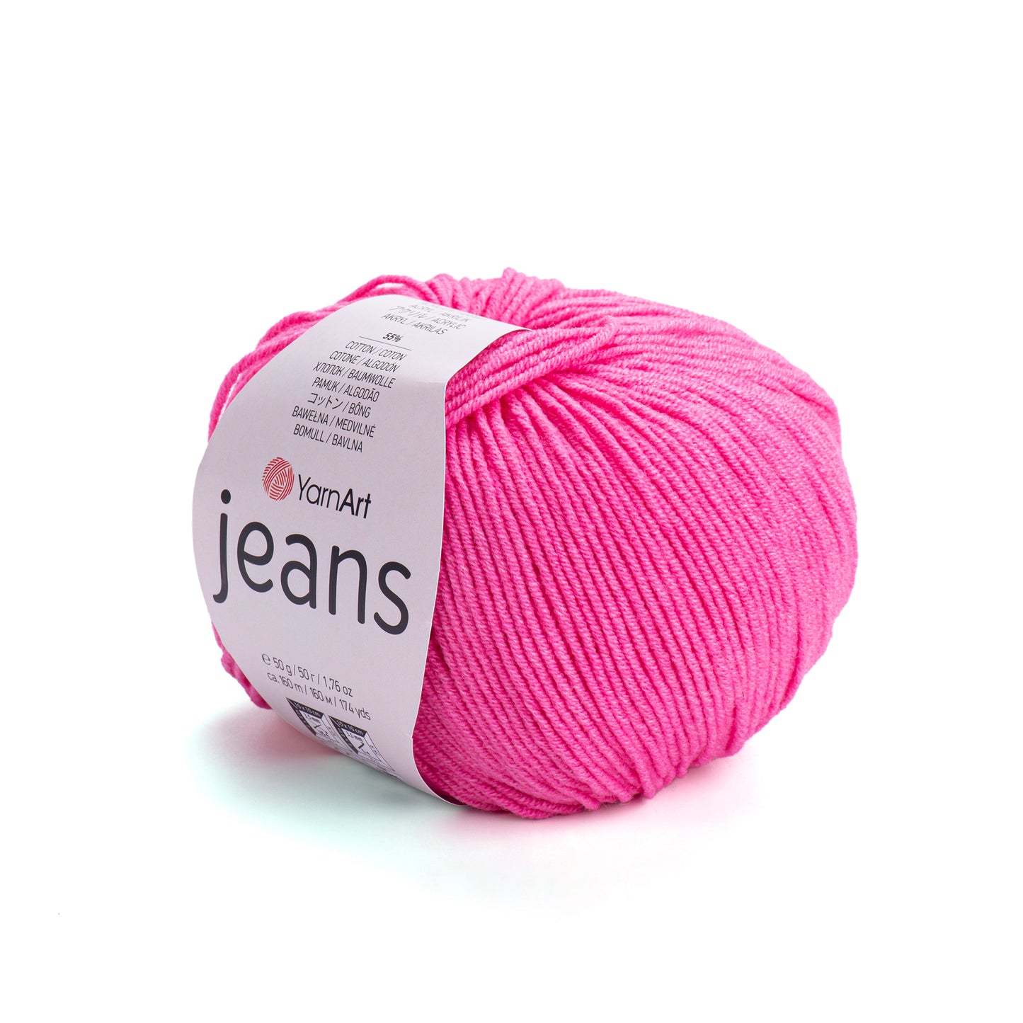 YarnArt Jeans 5 x 50g - 160m - 55% Cotton - 45% Polyacrylic Knitting Crochet Yarn
