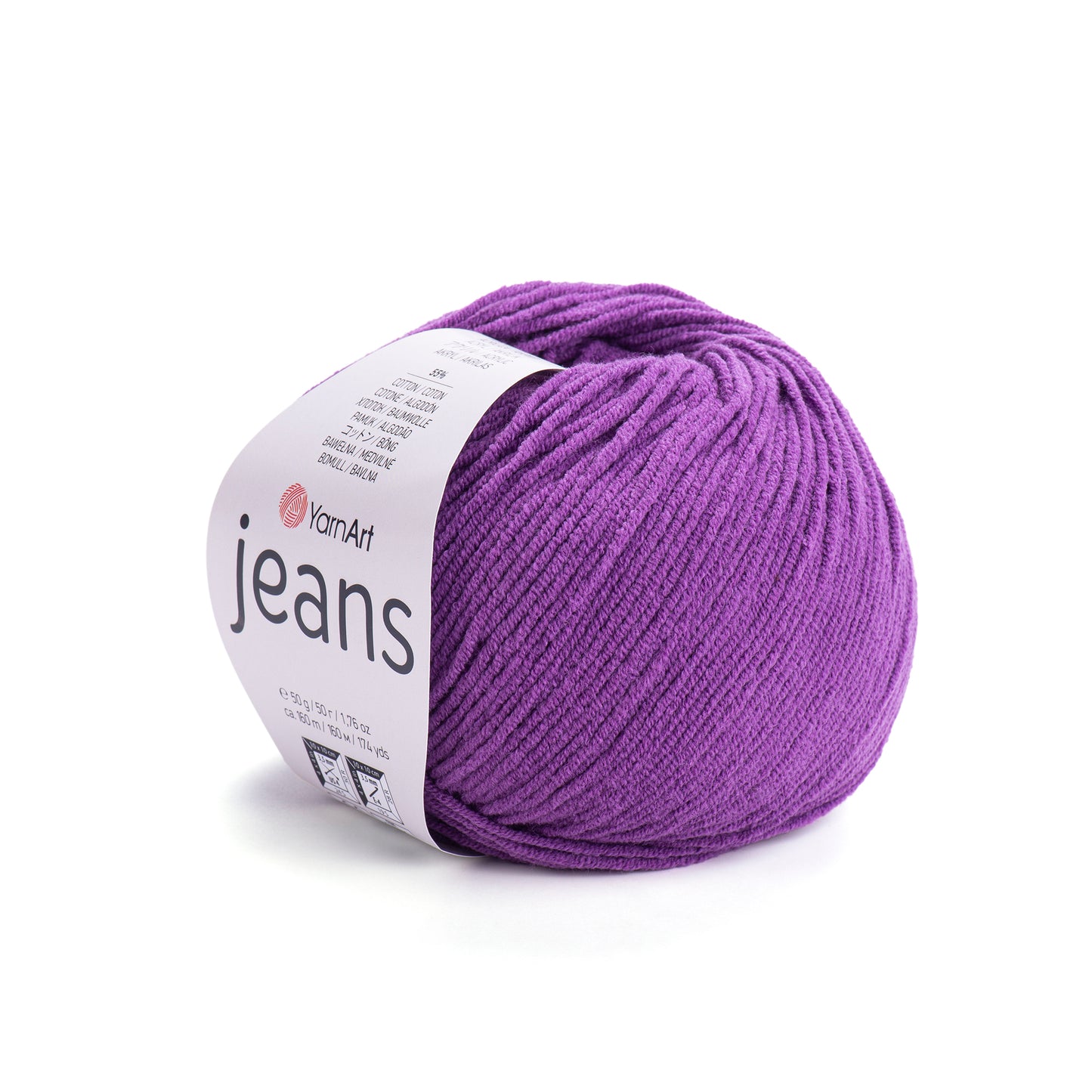 YarnArt Jeans 5 x 50g - 160m - 55% Cotton - 45% Polyacrylic Knitting Crochet Yarn