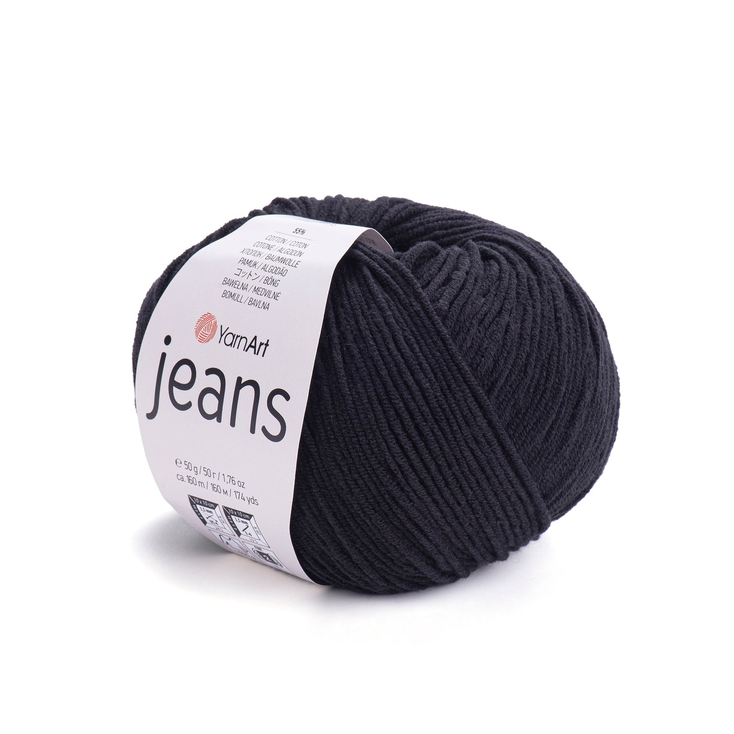 YarnArt Jeans 5 x 50g - 160m - 55% Cotton - 45% Polyacrylic Knitting Crochet Yarn