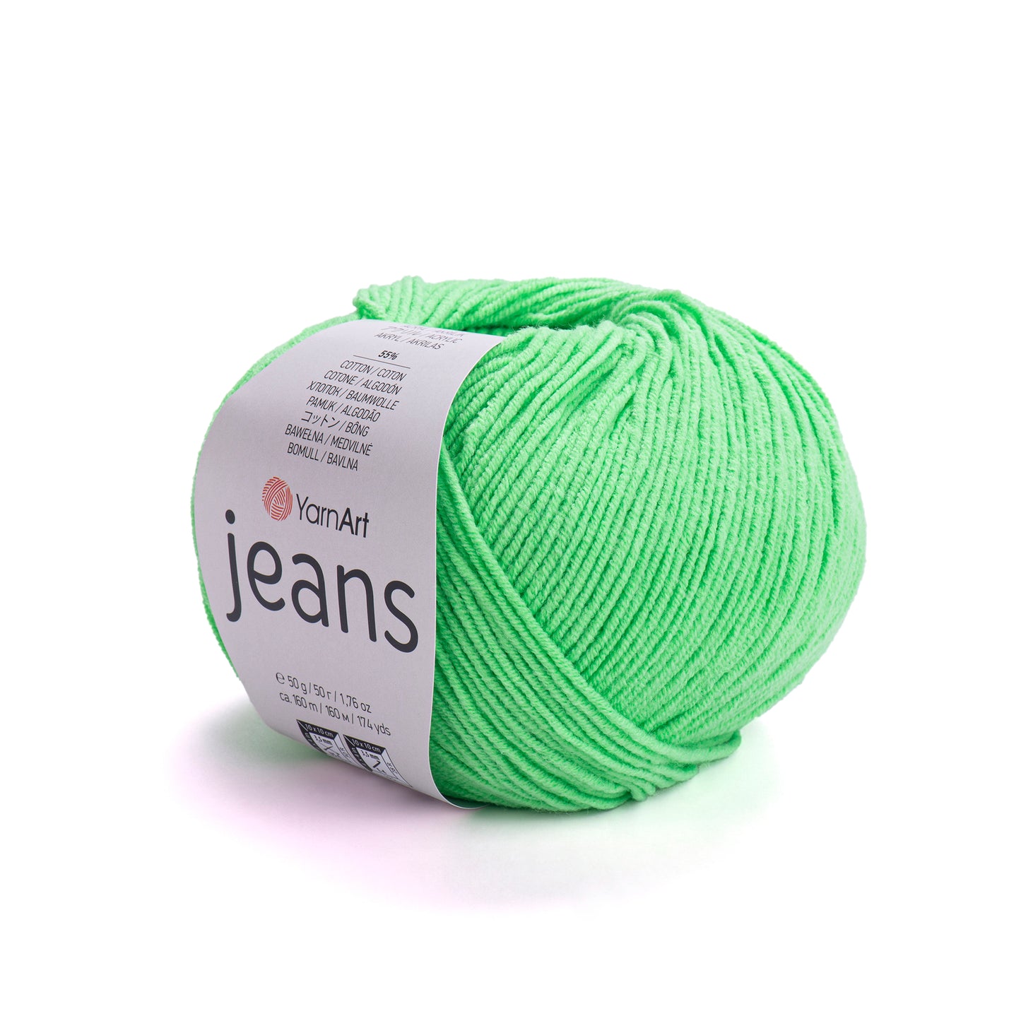 YarnArt Jeans 5 x 50g - 160m - 55% Cotton - 45% Polyacrylic Knitting Crochet Yarn