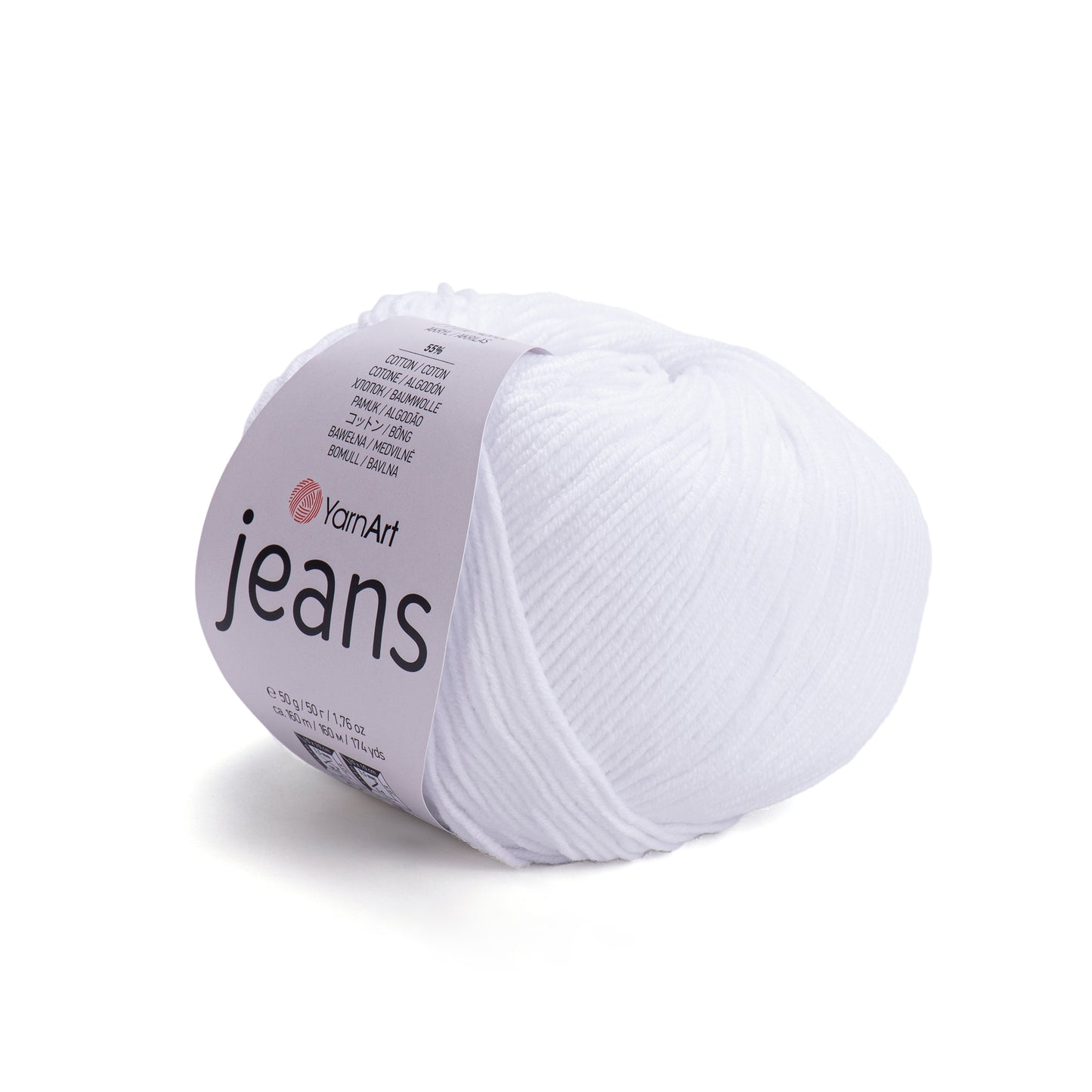 YarnArt Jeans 5 x 50g - 160m - 55% Cotton - 45% Polyacrylic Knitting Crochet Yarn