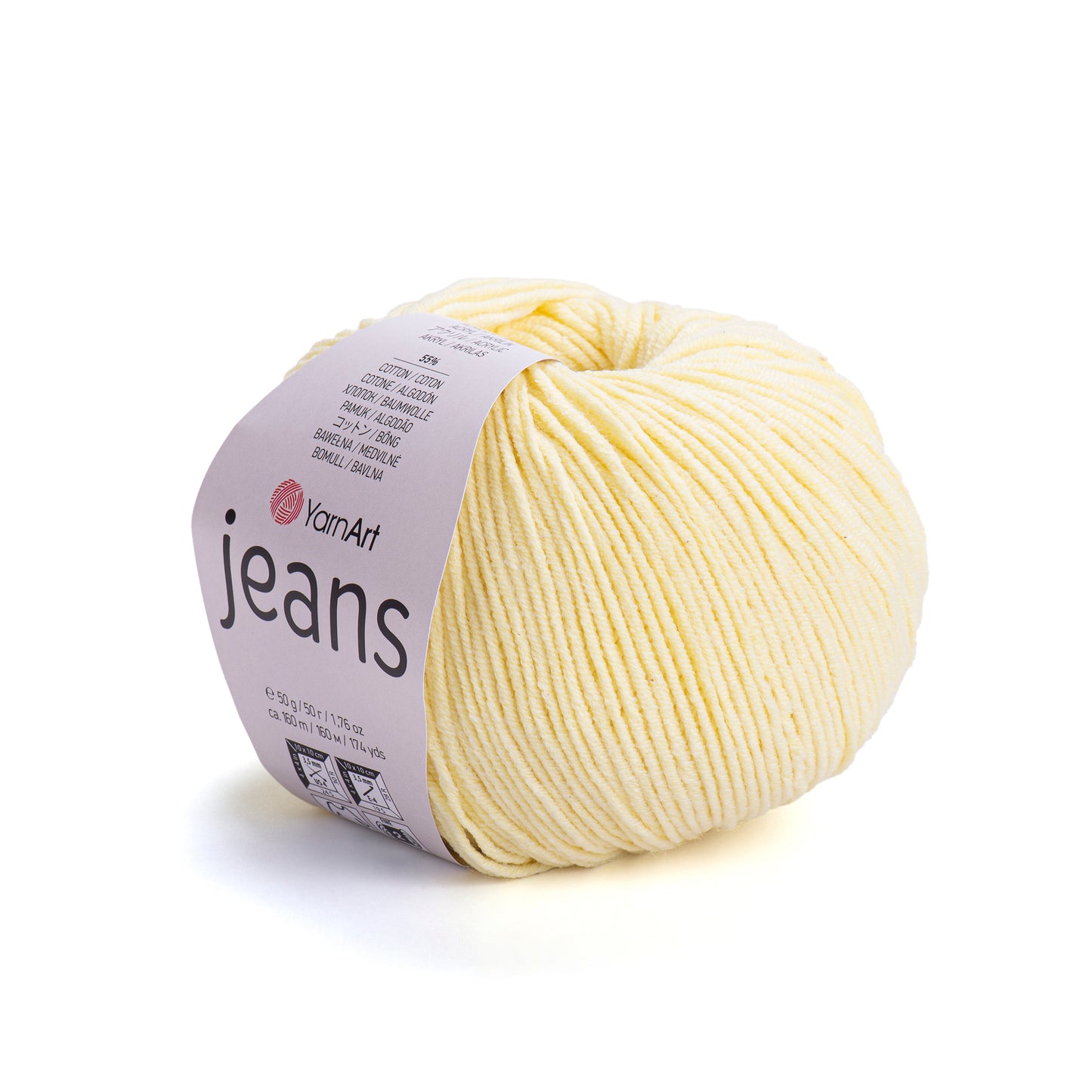 YarnArt Jeans 5 x 50g - 160m - 55% Cotton - 45% Polyacrylic Knitting Crochet Yarn