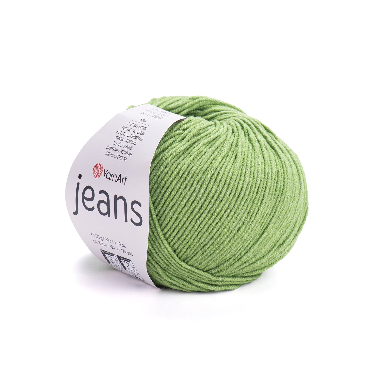 YarnArt Jeans 5 x 50g - 160m - 55% Cotton - 45% Polyacrylic Knitting Crochet Yarn